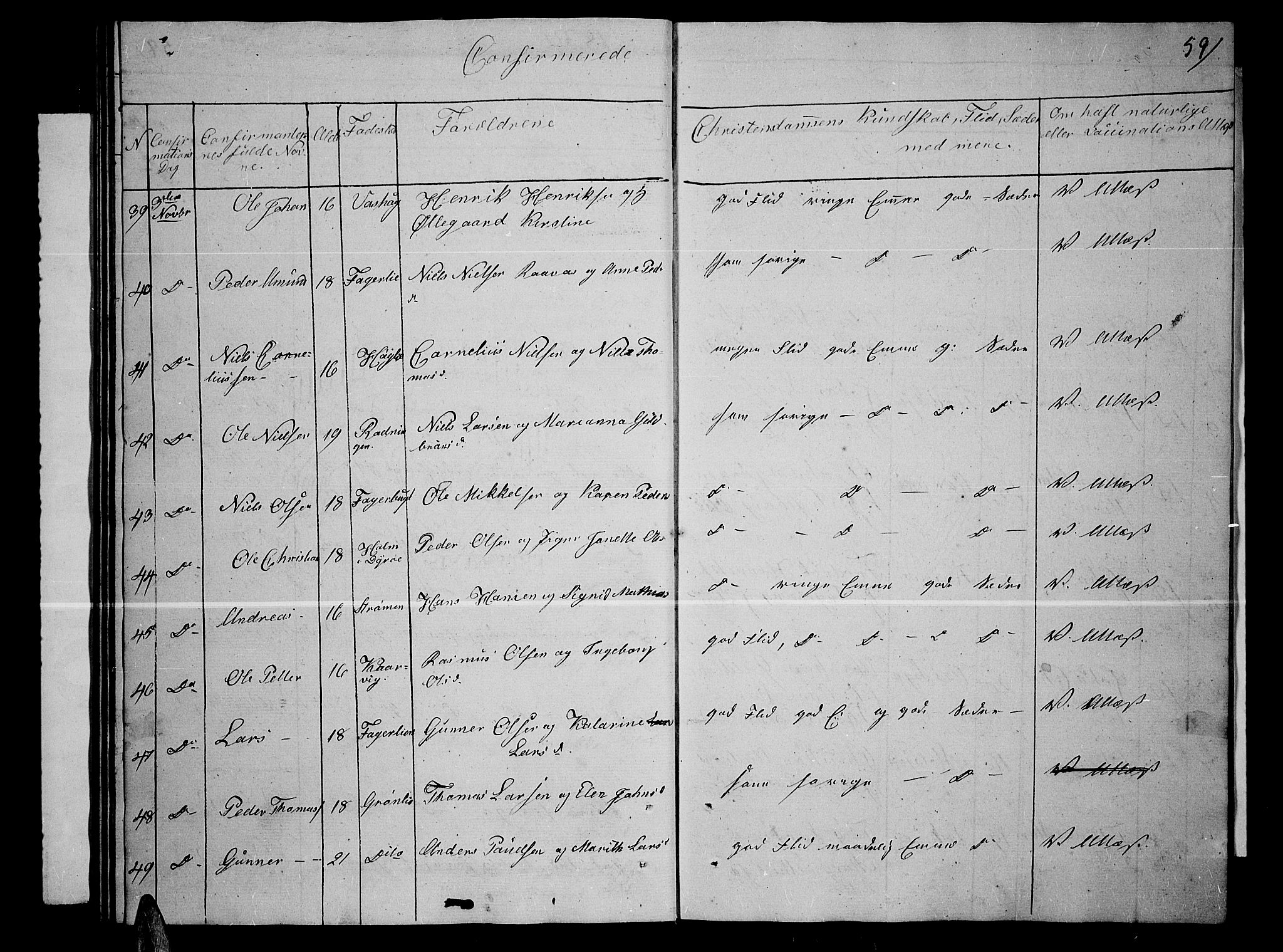 Lenvik sokneprestembete, AV/SATØ-S-1310/H/Ha/Hab/L0002klokker: Parish register (copy) no. 2, 1838-1843, p. 59