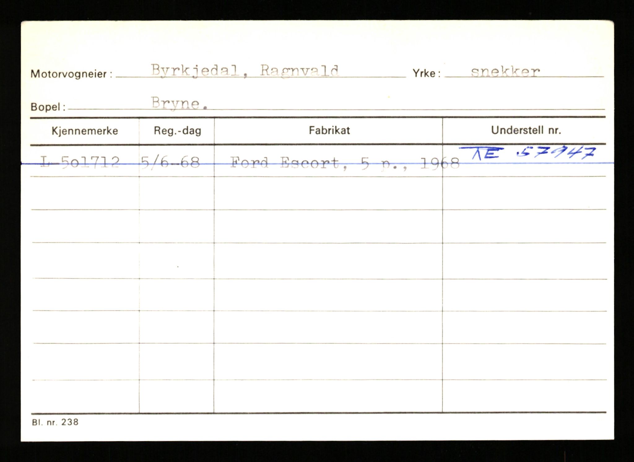 Stavanger trafikkstasjon, AV/SAST-A-101942/0/H/L0005: Bue - Dahlstrøm, 1930-1971, p. 641