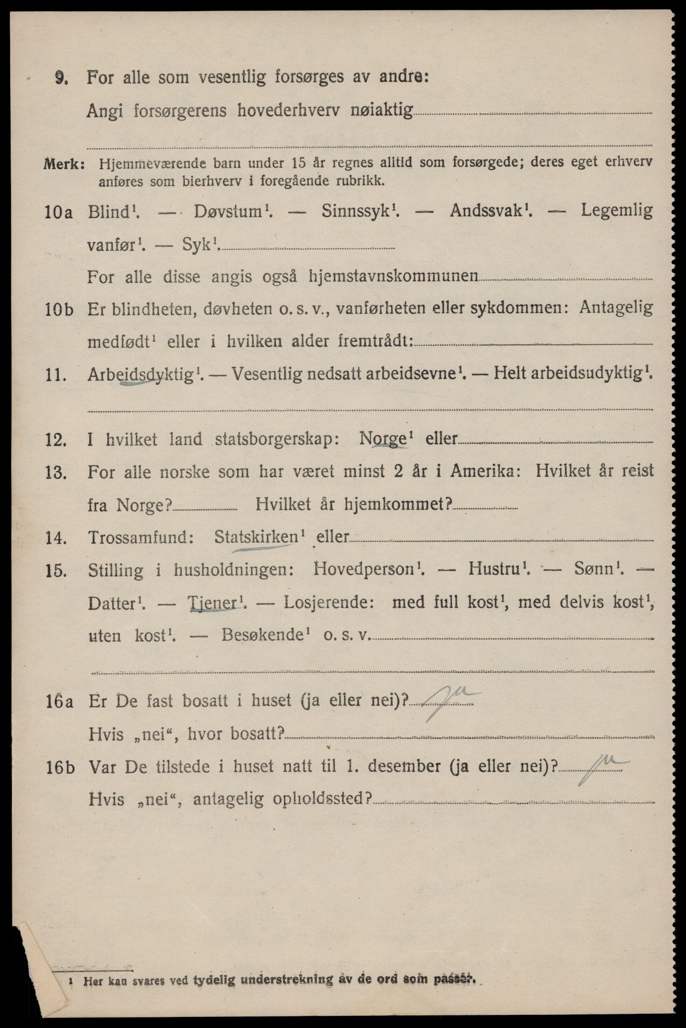 SAST, 1920 census for Høyland, 1920, p. 15591