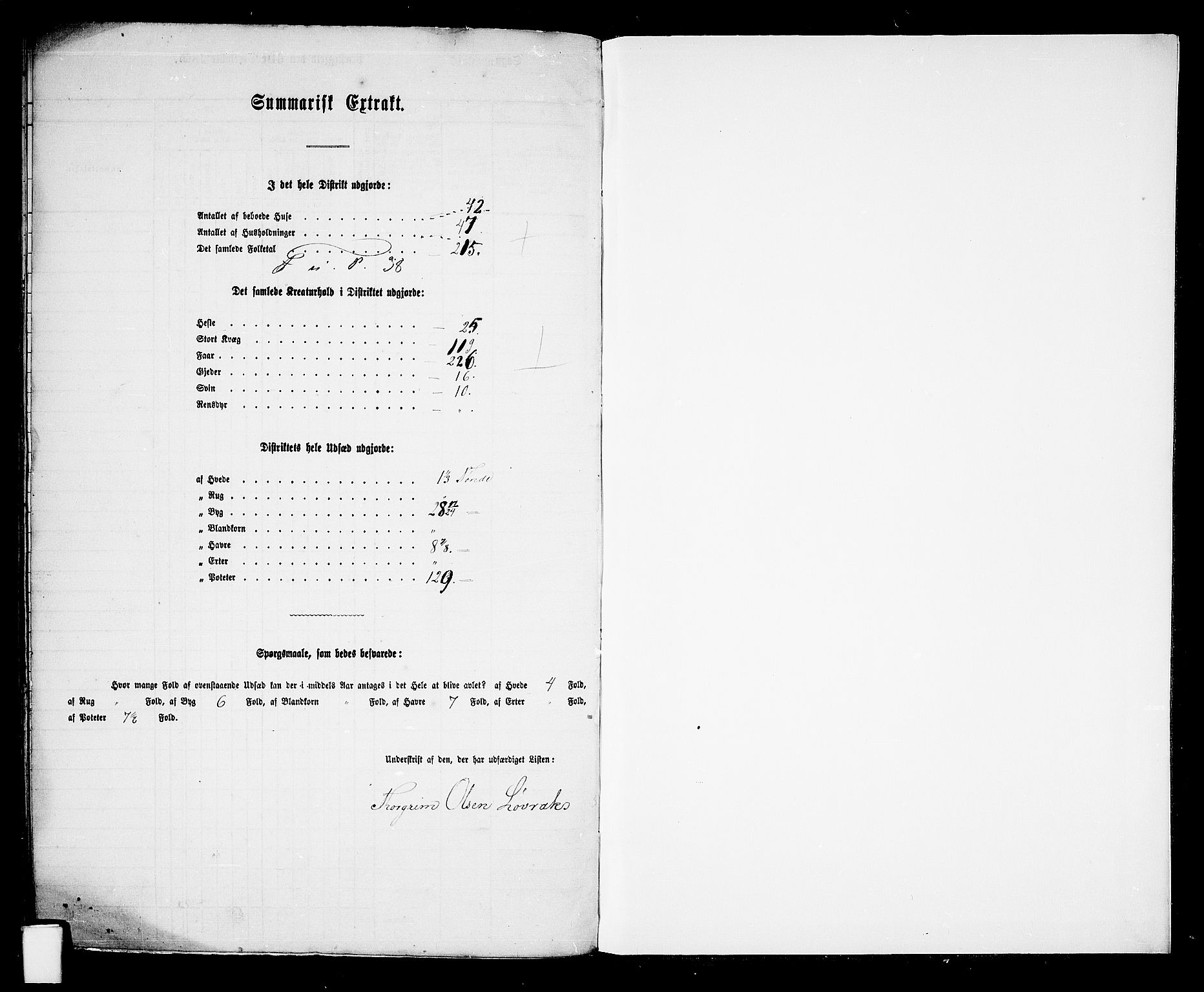 RA, 1865 census for Froland, 1865, p. 98