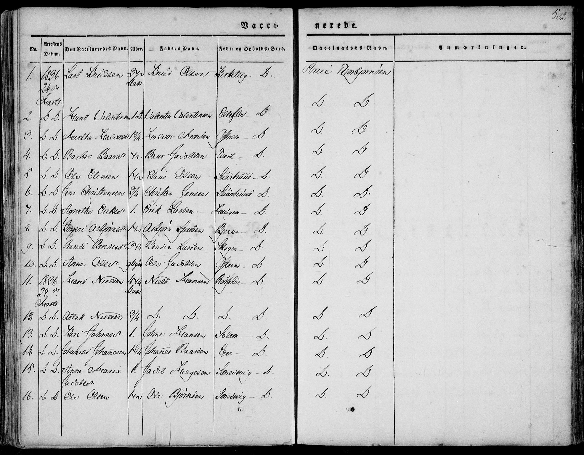 Skjold sokneprestkontor, SAST/A-101847/H/Ha/Haa/L0006: Parish register (official) no. A 6.2, 1835-1858, p. 502