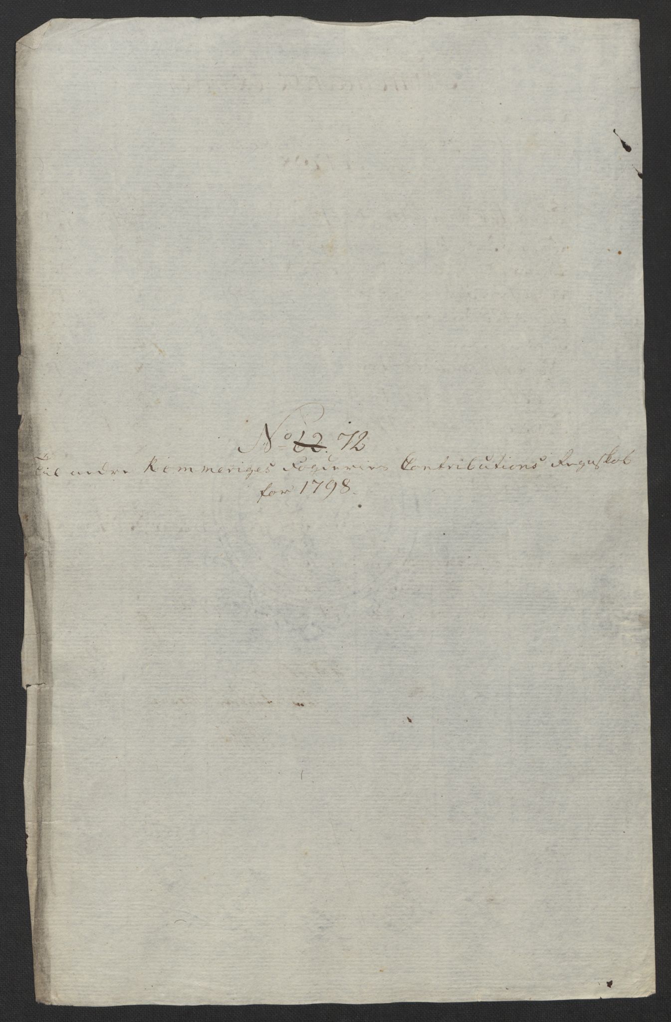 Rentekammeret inntil 1814, Reviderte regnskaper, Fogderegnskap, RA/EA-4092/R11/L0674: Fogderegnskap Nedre Romerike, 1798, p. 278