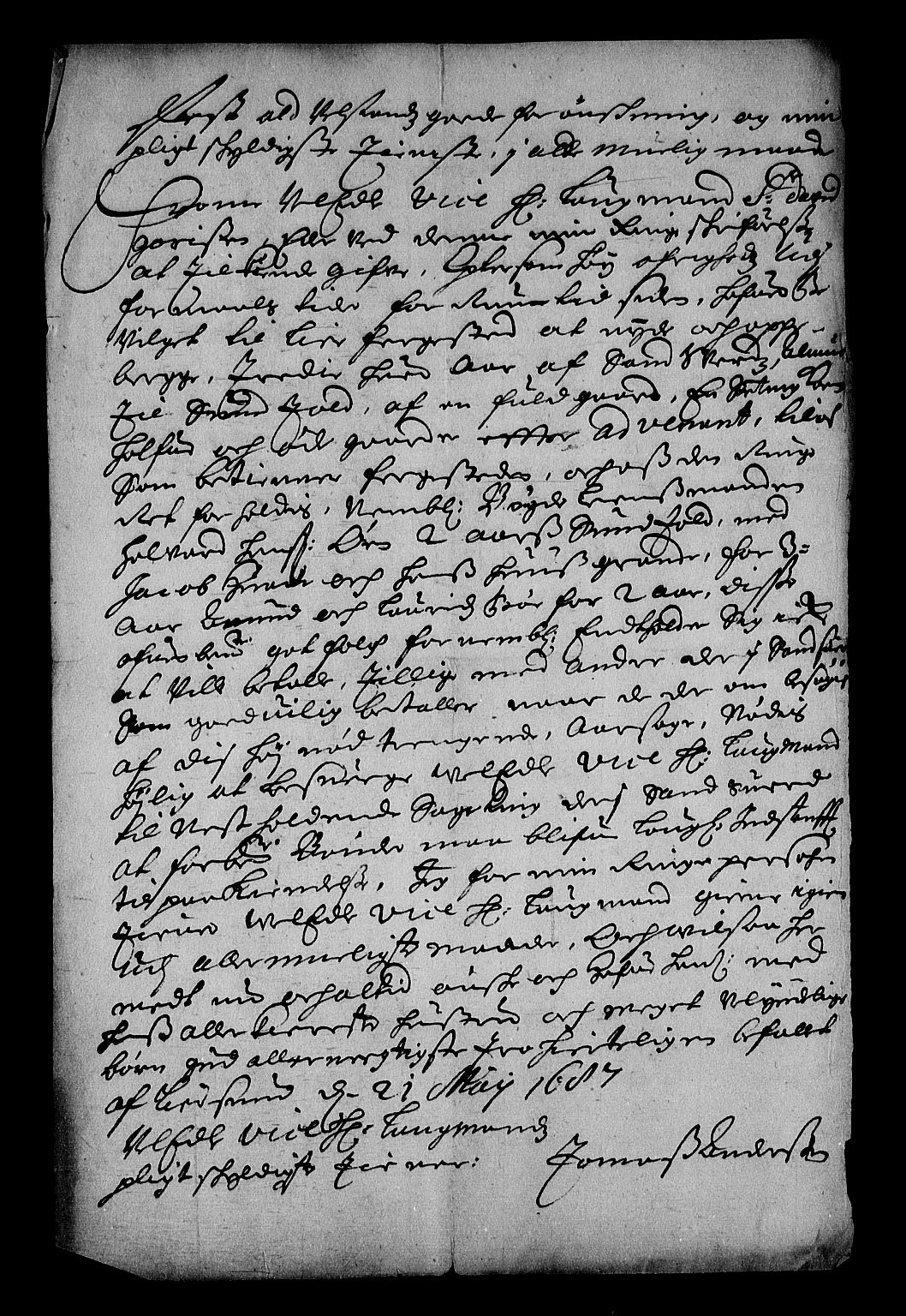 Stattholderembetet 1572-1771, RA/EA-2870/Af/L0002: Avskrifter av vedlegg til originale supplikker, nummerert i samsvar med supplikkbøkene, 1687-1689, p. 274