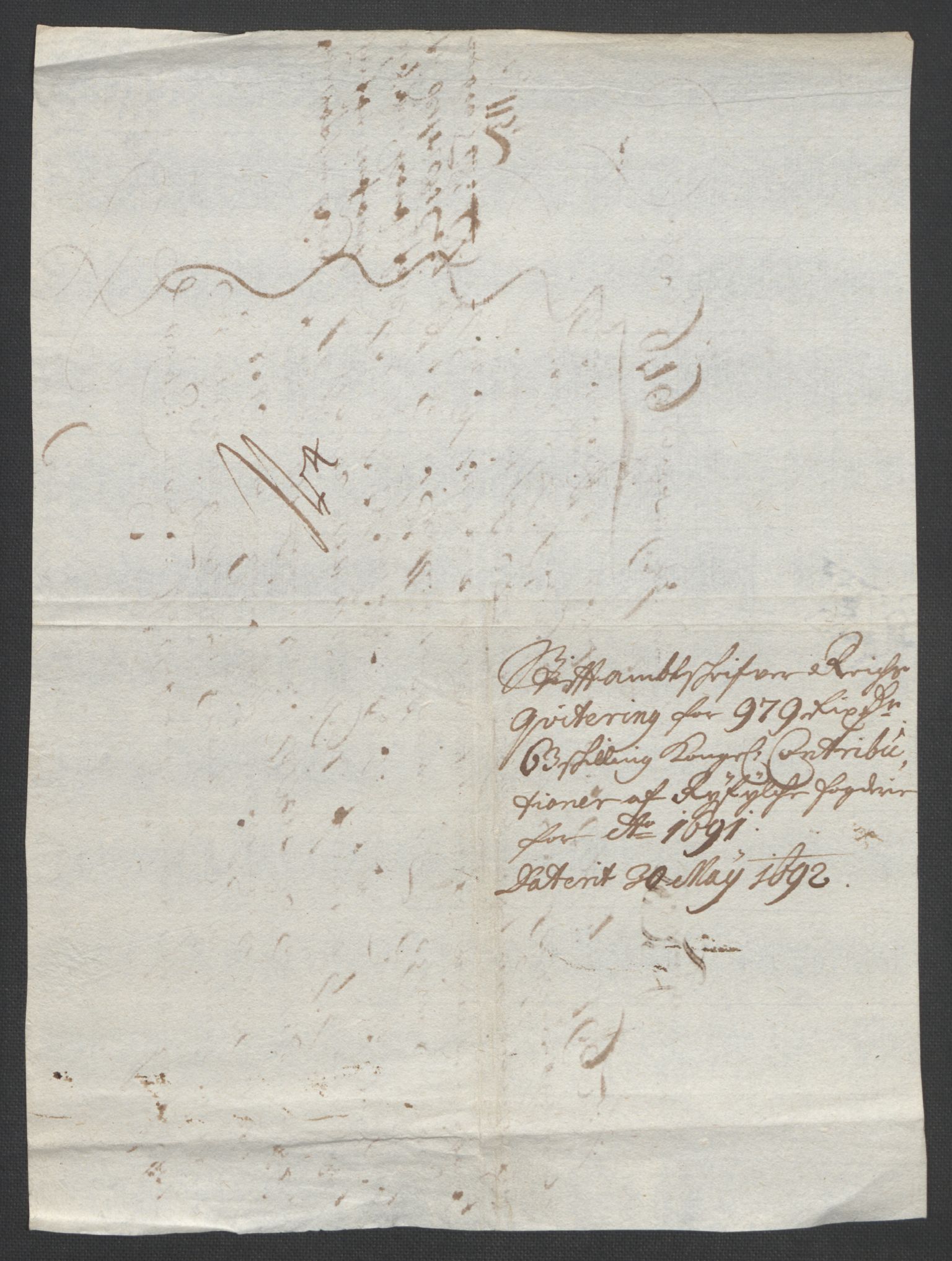 Rentekammeret inntil 1814, Reviderte regnskaper, Fogderegnskap, AV/RA-EA-4092/R47/L2856: Fogderegnskap Ryfylke, 1689-1693, p. 433