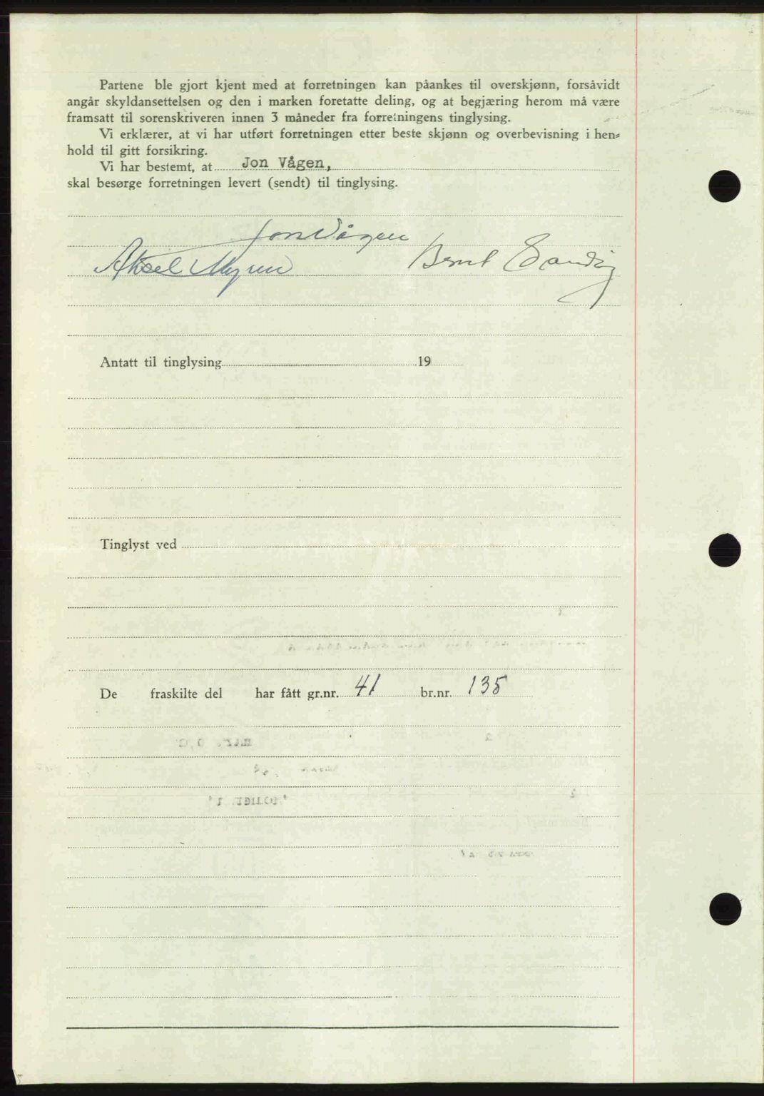 Romsdal sorenskriveri, AV/SAT-A-4149/1/2/2C: Mortgage book no. A20, 1946-1946, Diary no: : 1690/1946