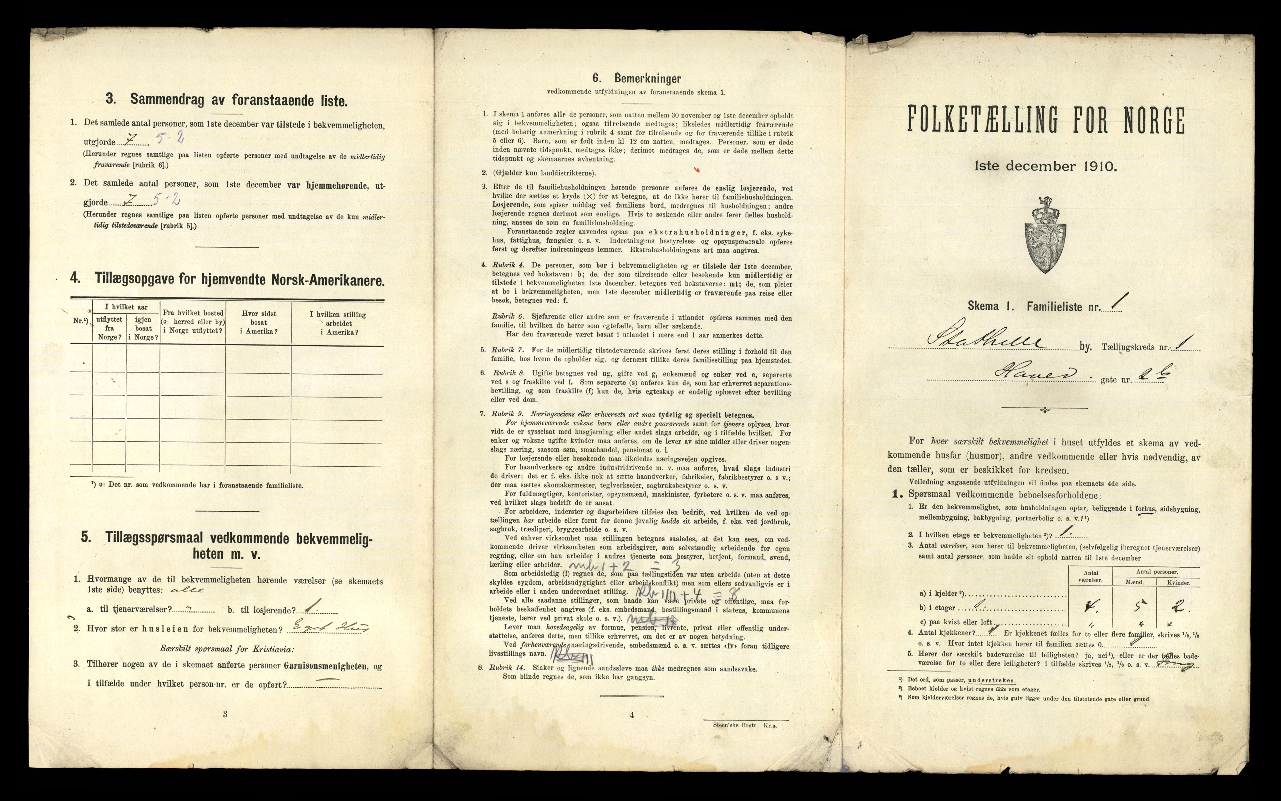 RA, 1910 census for Stathelle, 1910, p. 11