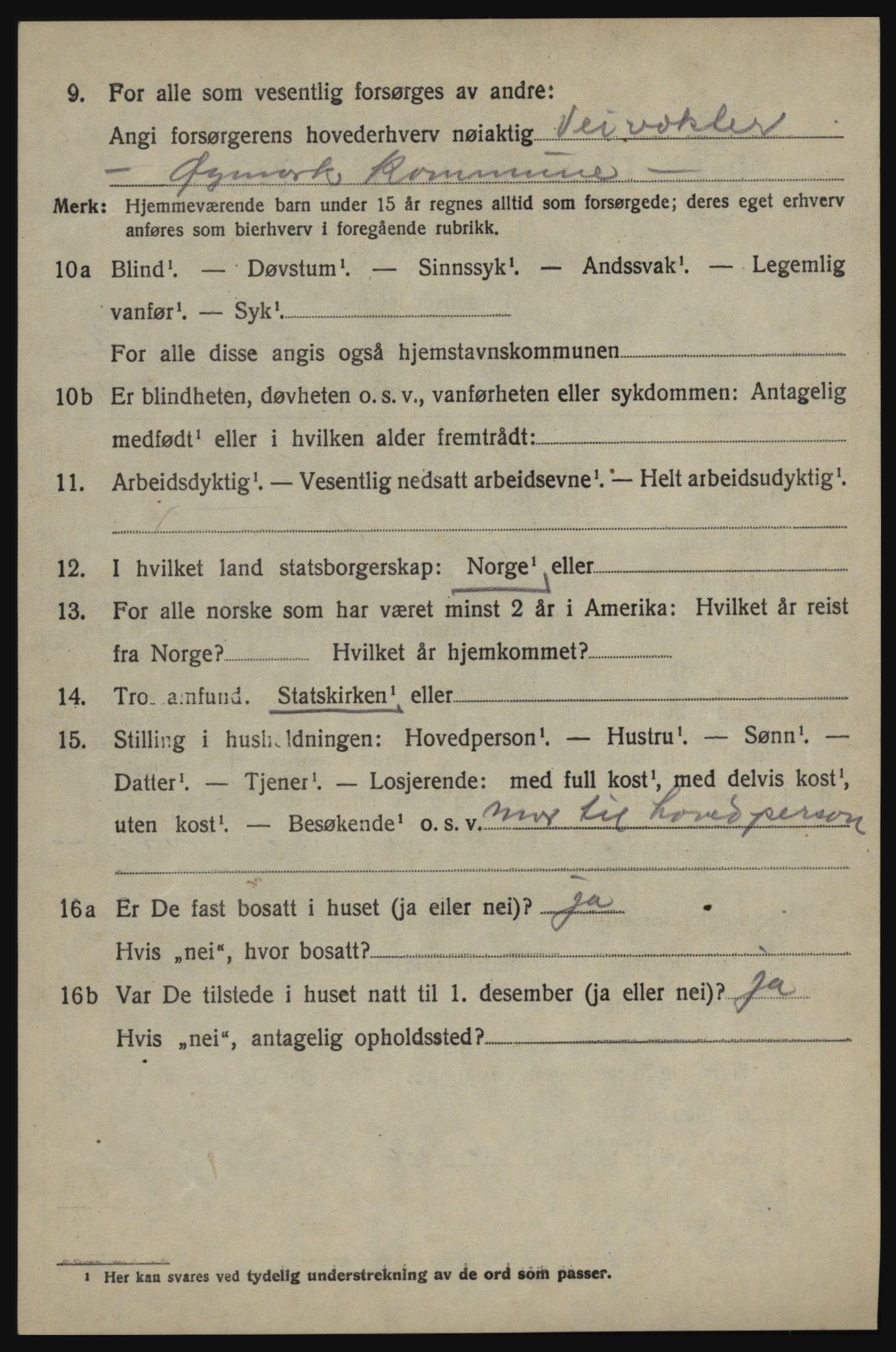 SAO, 1920 census for Øymark, 1920, p. 2184
