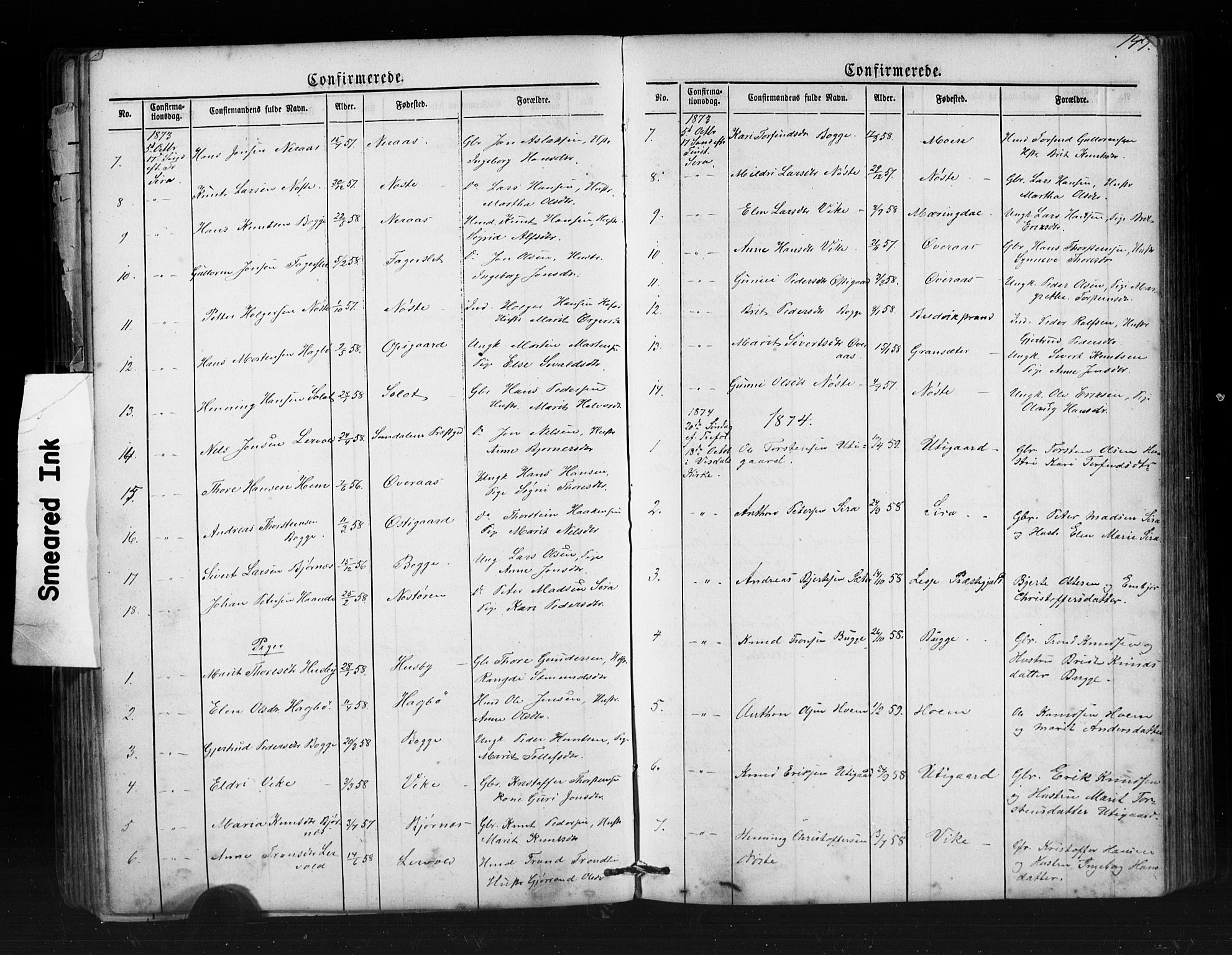 Ministerialprotokoller, klokkerbøker og fødselsregistre - Møre og Romsdal, SAT/A-1454/552/L0638: Parish register (copy) no. 552C01, 1867-1902, p. 149