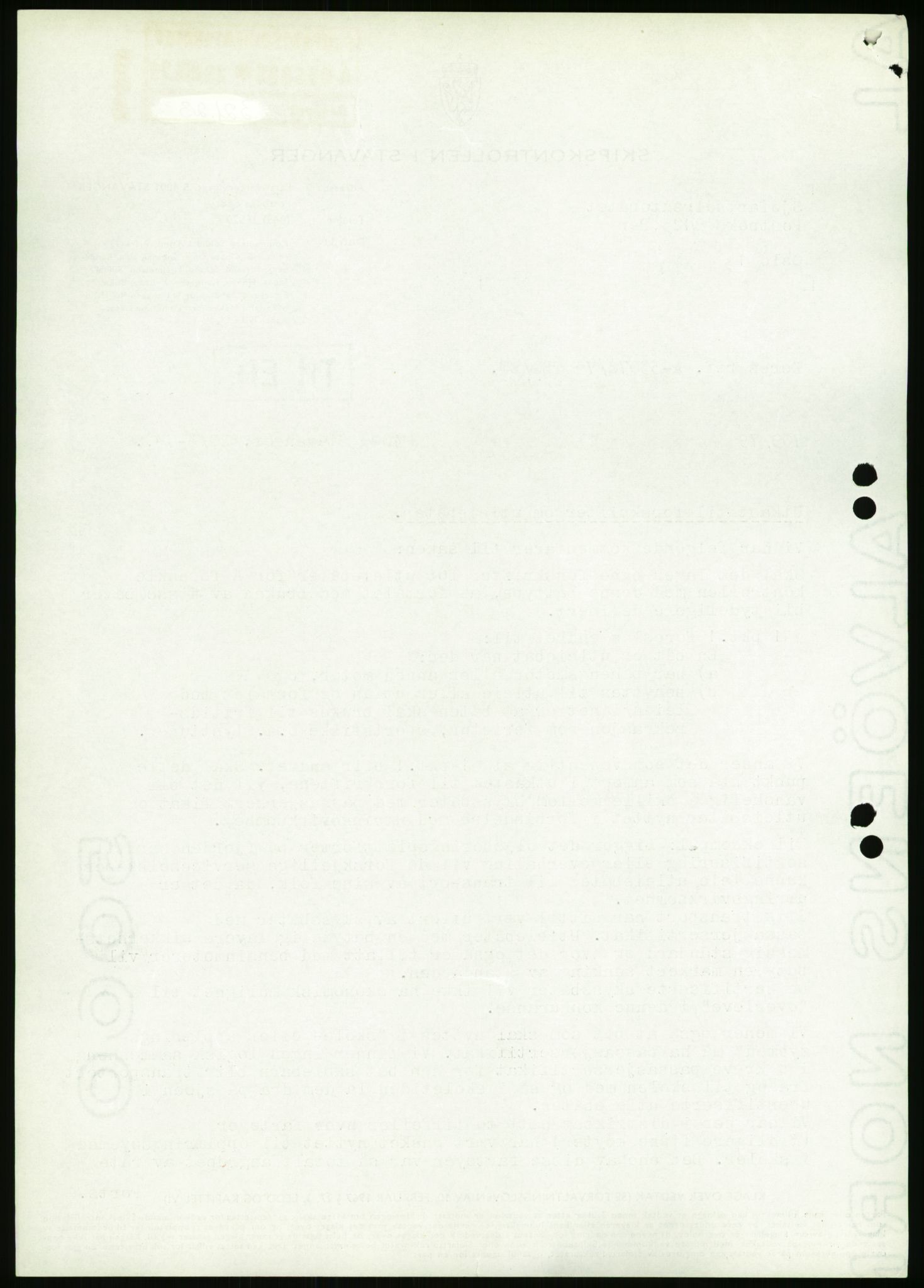 Sjøfartsdirektoratet med forløpere, generelt arkiv, AV/RA-S-1407/D/Du/Duc/L0642/0001: Skipskontrollen - Forskrifter / Forskrift om utleiebåter (2 mapper), 1978-1987, p. 340