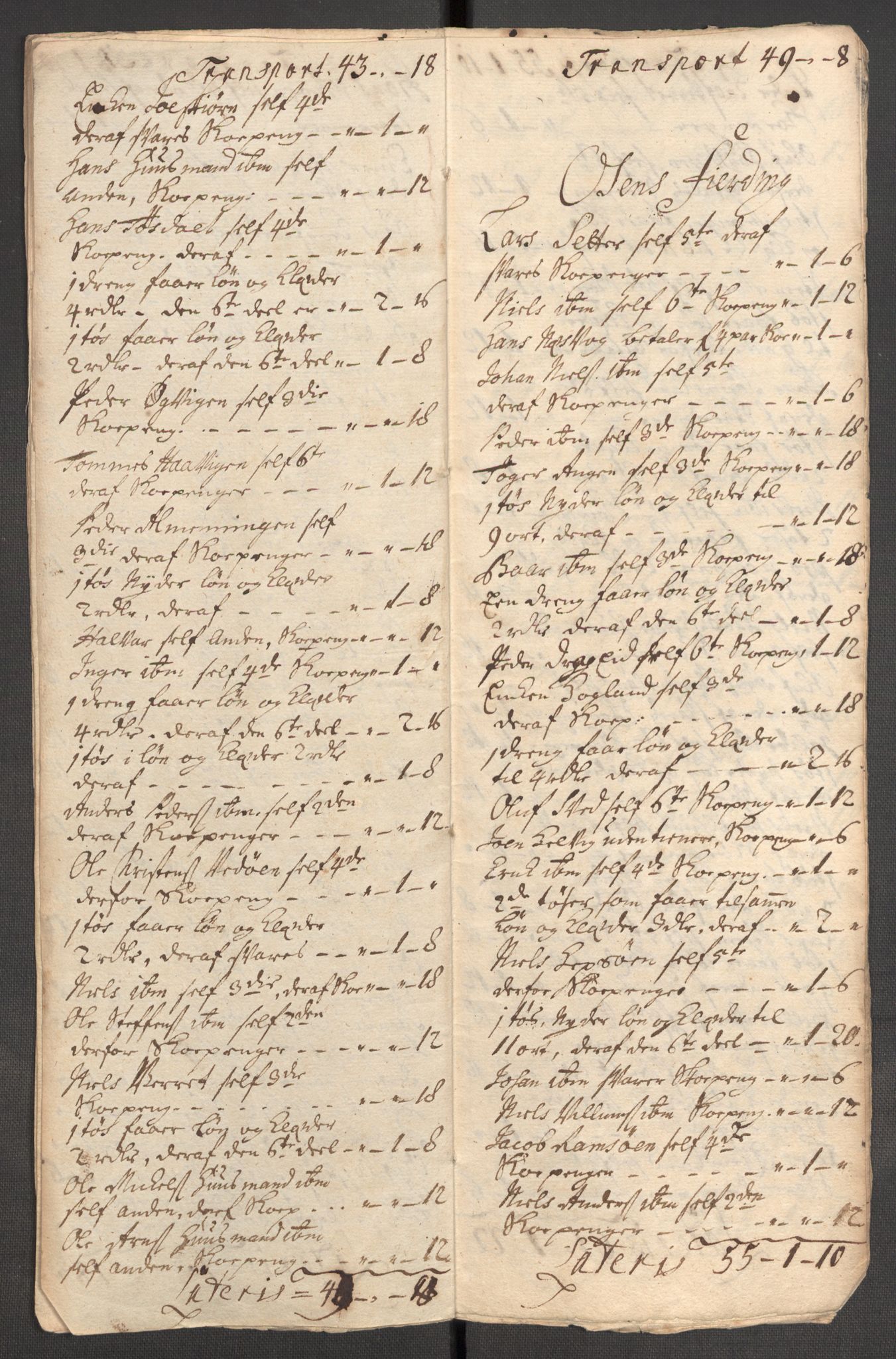 Rentekammeret inntil 1814, Reviderte regnskaper, Fogderegnskap, RA/EA-4092/R57/L3860: Fogderegnskap Fosen, 1711, p. 421