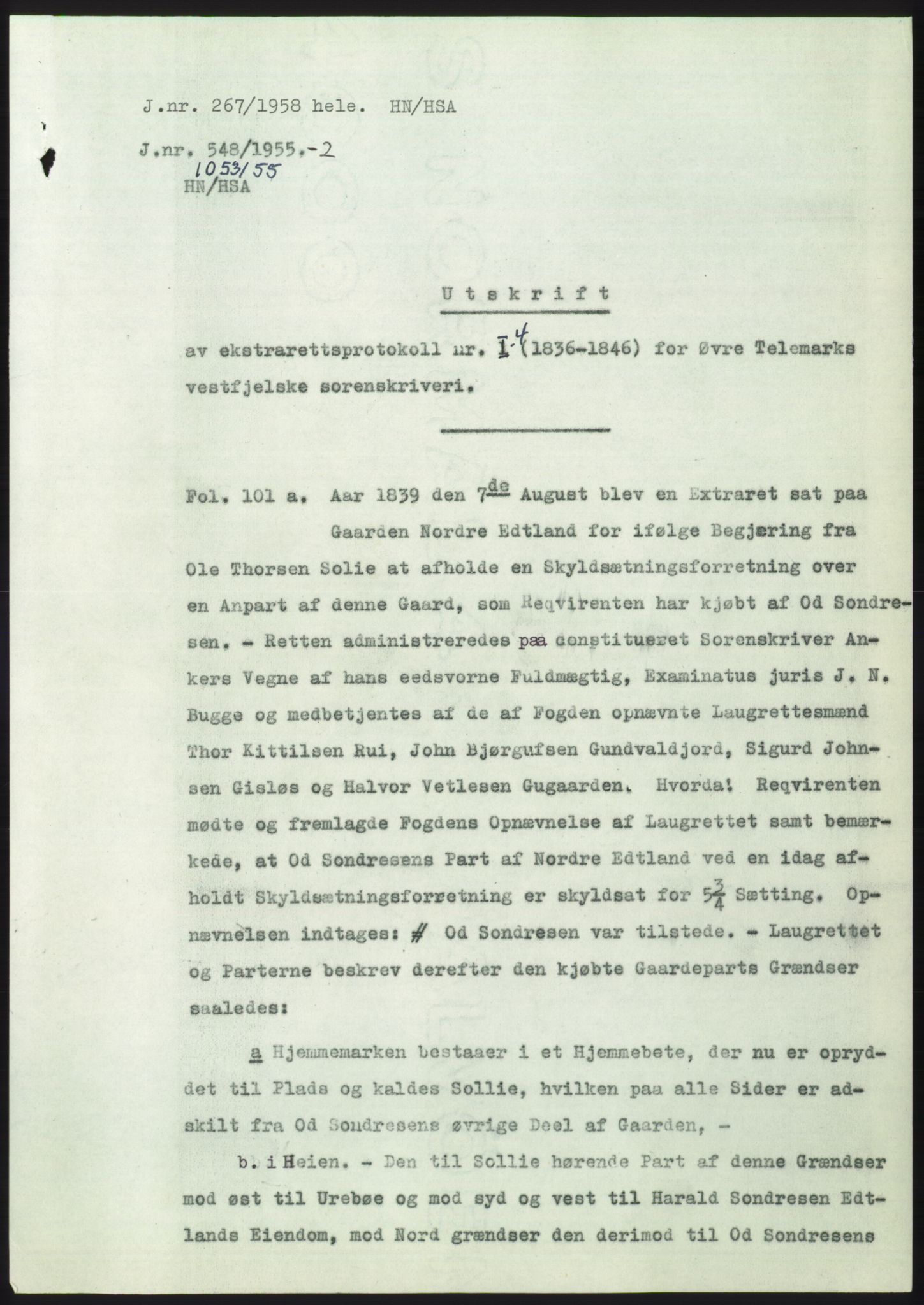 Statsarkivet i Kongsberg, SAKO/A-0001, 1955, p. 322
