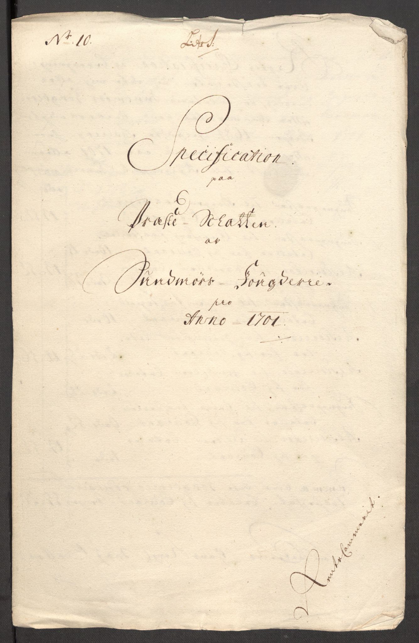 Rentekammeret inntil 1814, Reviderte regnskaper, Fogderegnskap, RA/EA-4092/R54/L3558: Fogderegnskap Sunnmøre, 1700-1701, p. 478