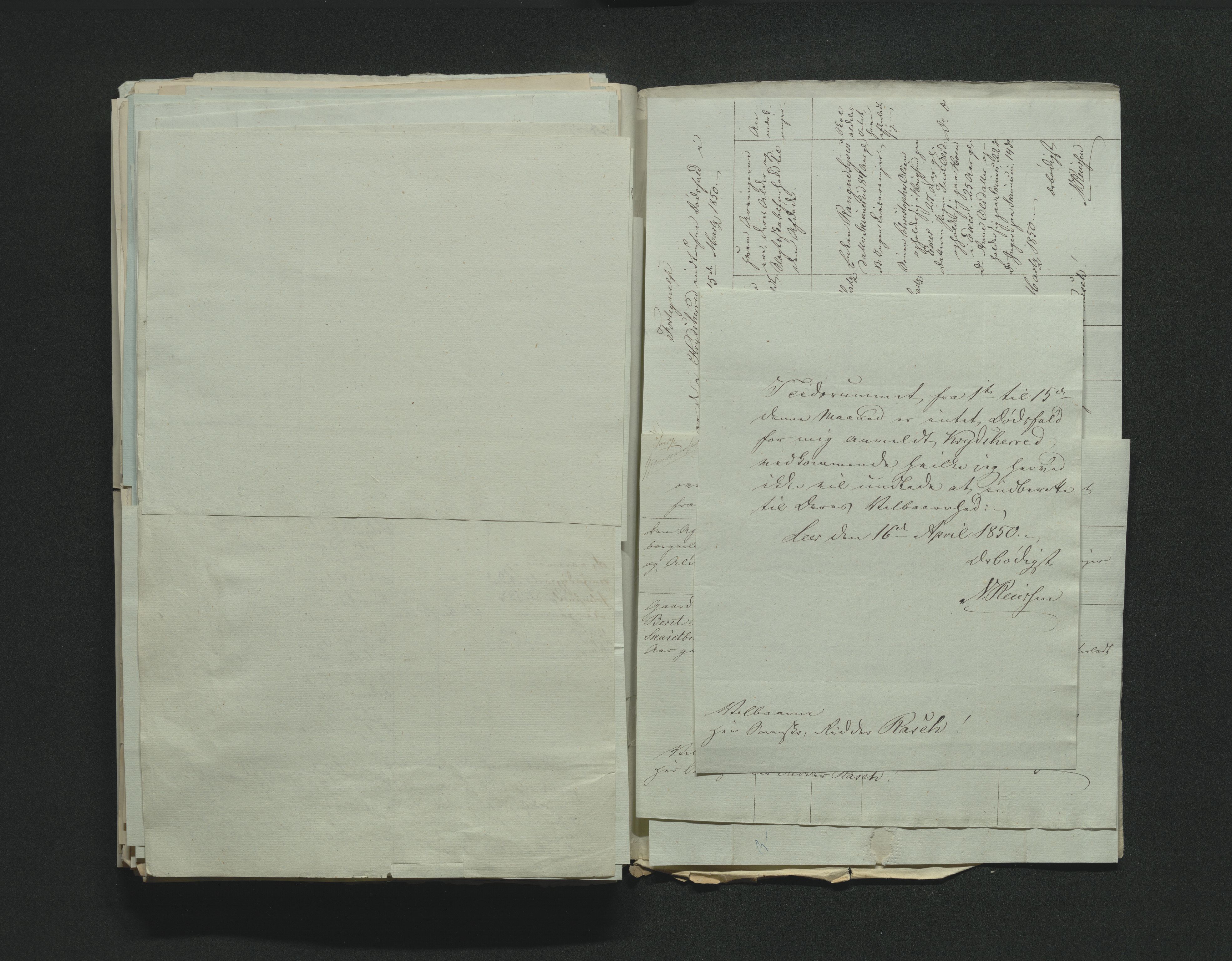 Eiker, Modum og Sigdal sorenskriveri, AV/SAKO-A-123/H/Ha/Hab/L0008: Dødsfallsmeldinger, 1850-1853