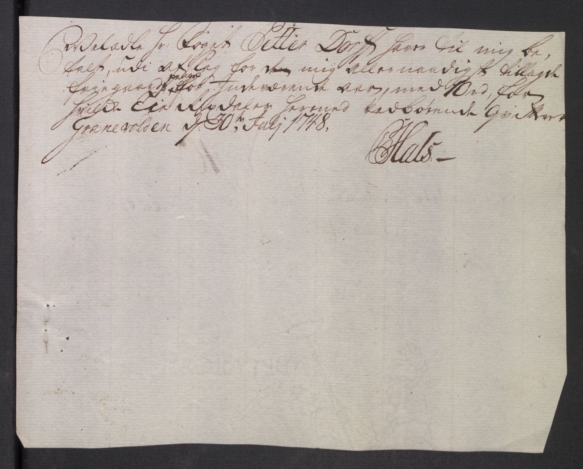 Rentekammeret inntil 1814, Reviderte regnskaper, Fogderegnskap, RA/EA-4092/R18/L1346: Fogderegnskap Hadeland, Toten og Valdres, 1747-1748, p. 402