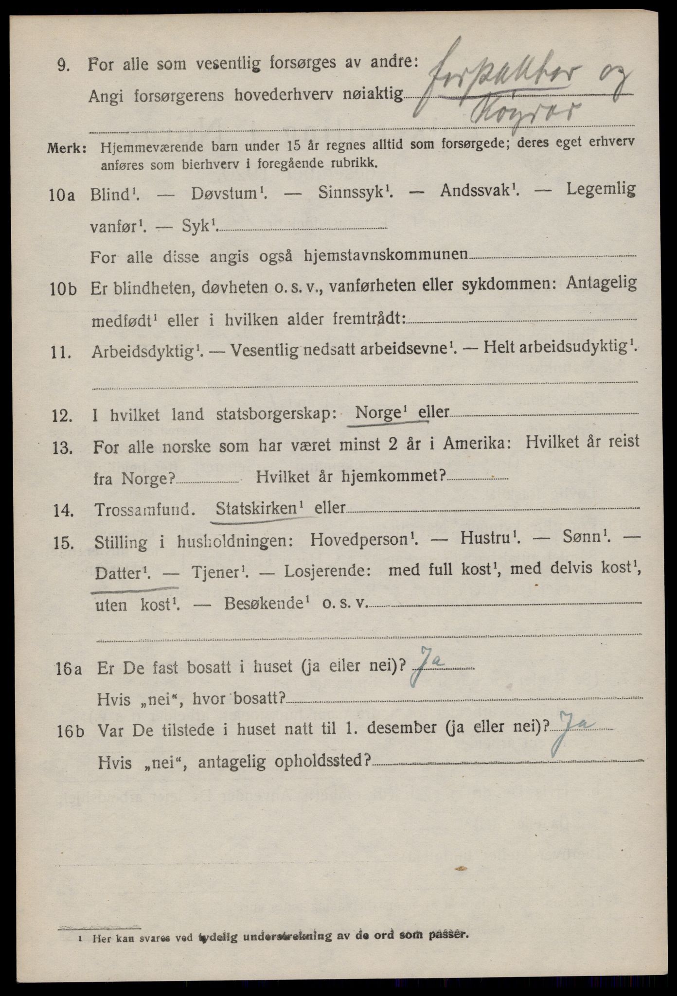 SAKO, 1920 census for Vinje, 1920, p. 1634