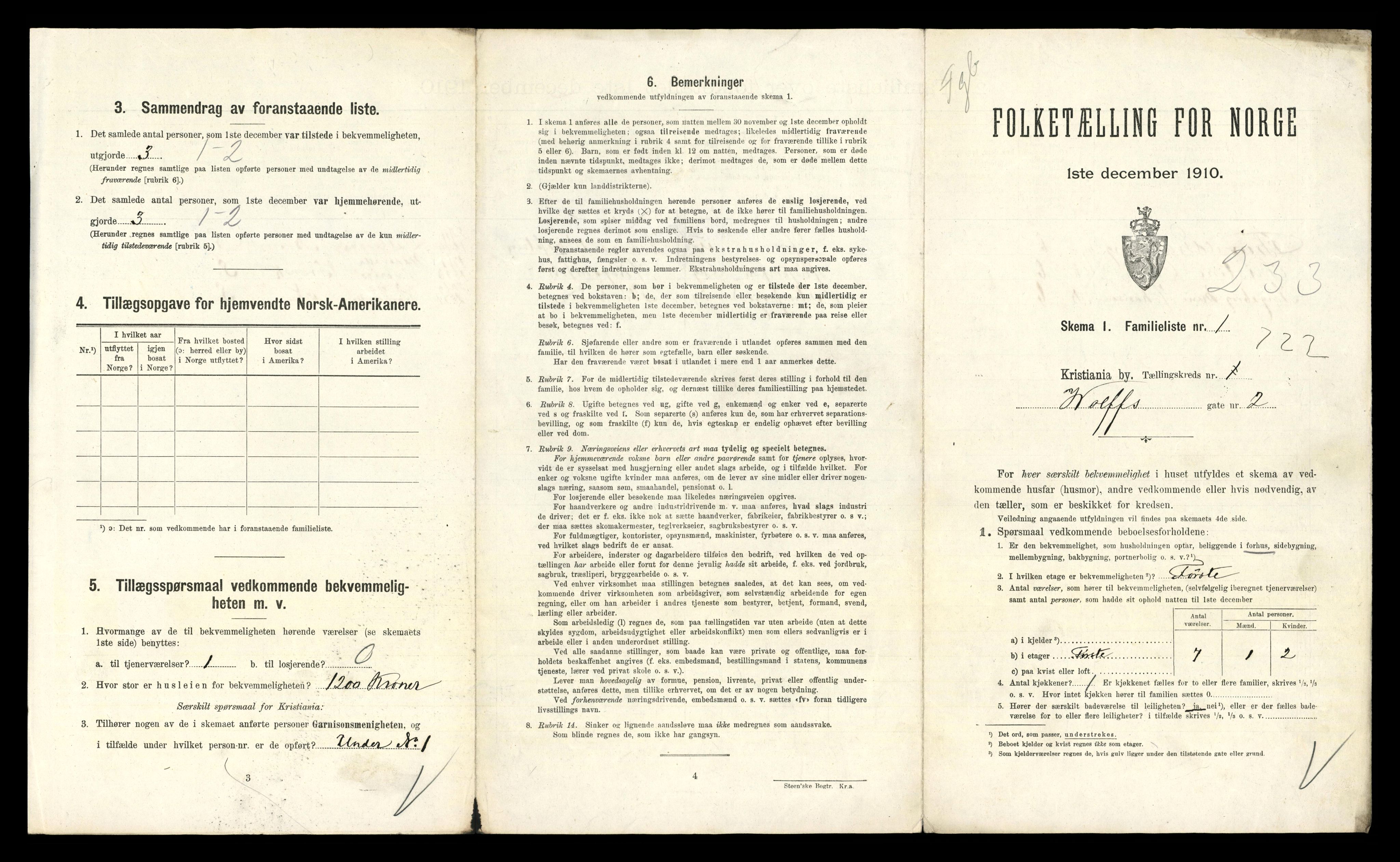 RA, 1910 census for Kristiania, 1910, p. 123509