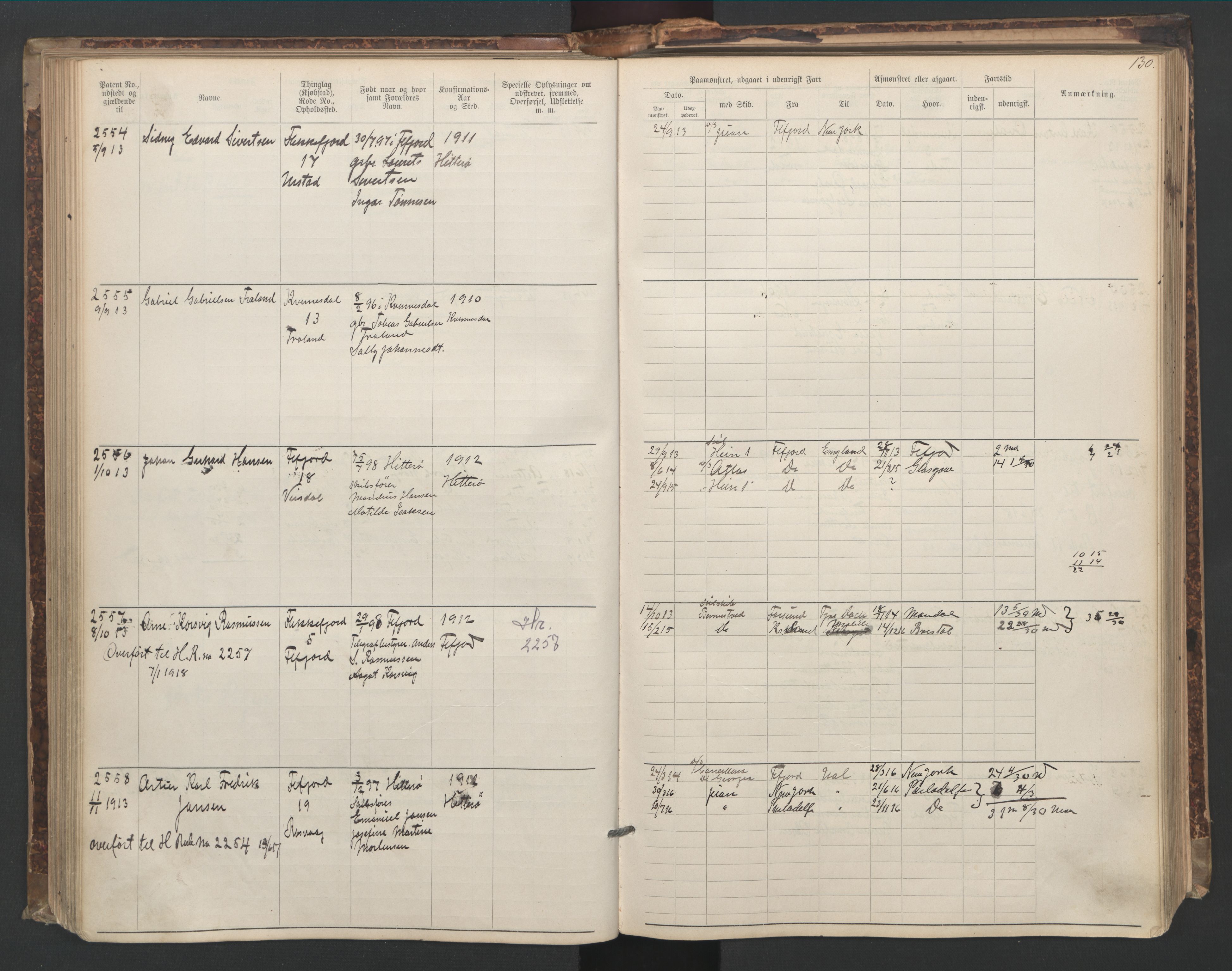 Flekkefjord mønstringskrets, AV/SAK-2031-0018/F/Fa/L0006: Annotasjonsrulle nr 1916-2964 med register, Æ-3, 1891-1948, p. 160