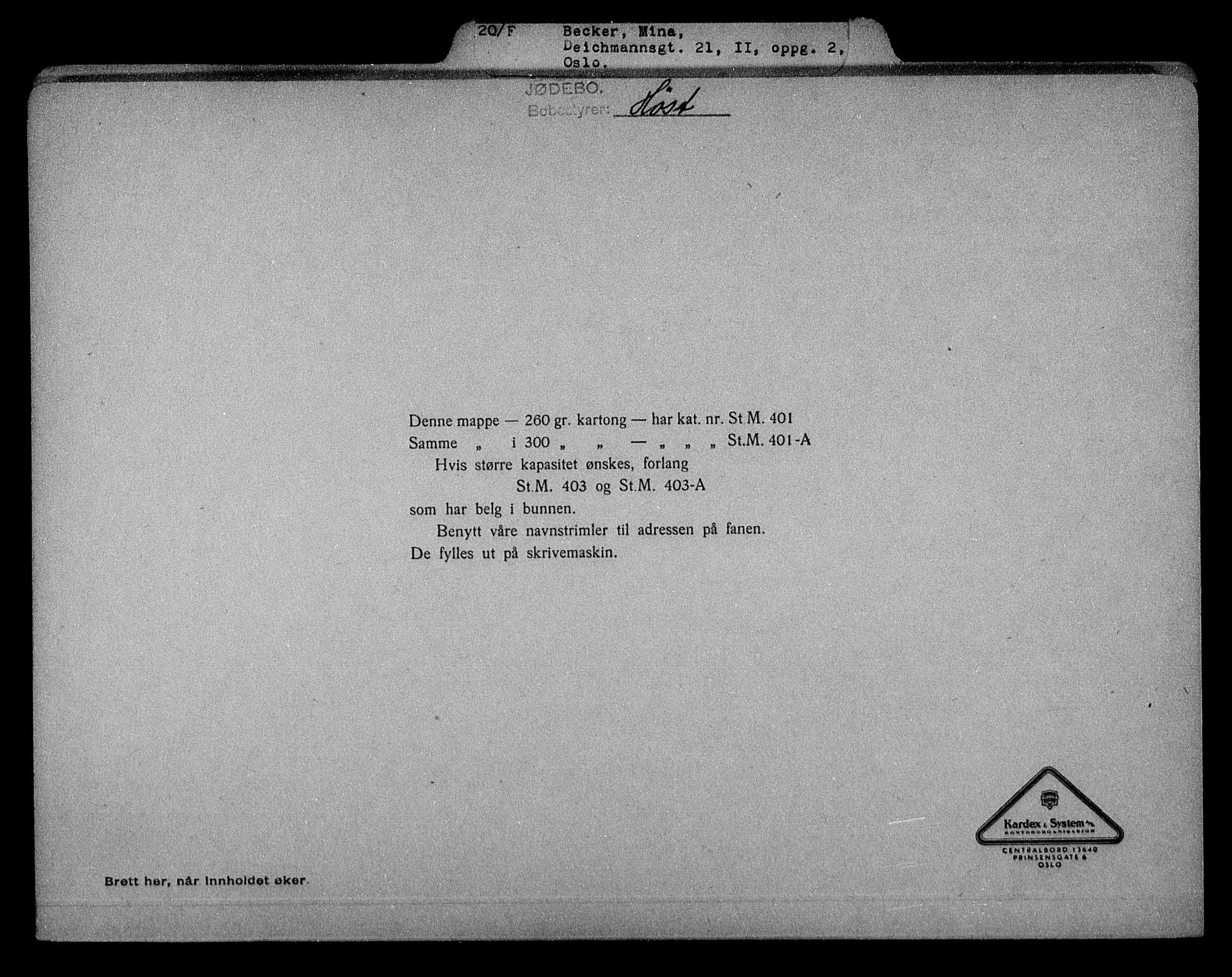 Justisdepartementet, Tilbakeføringskontoret for inndratte formuer, AV/RA-S-1564/H/Hc/Hcc/L0919: --, 1945-1947, p. 382