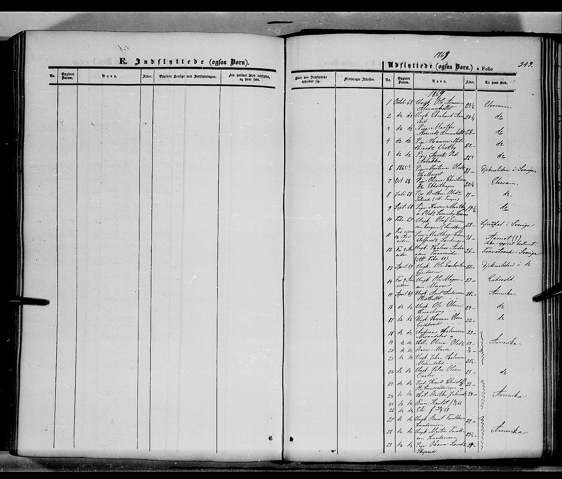 Våler prestekontor, Hedmark, SAH/PREST-040/H/Ha/Haa/L0001: Parish register (official) no. 1, 1849-1878, p. 349