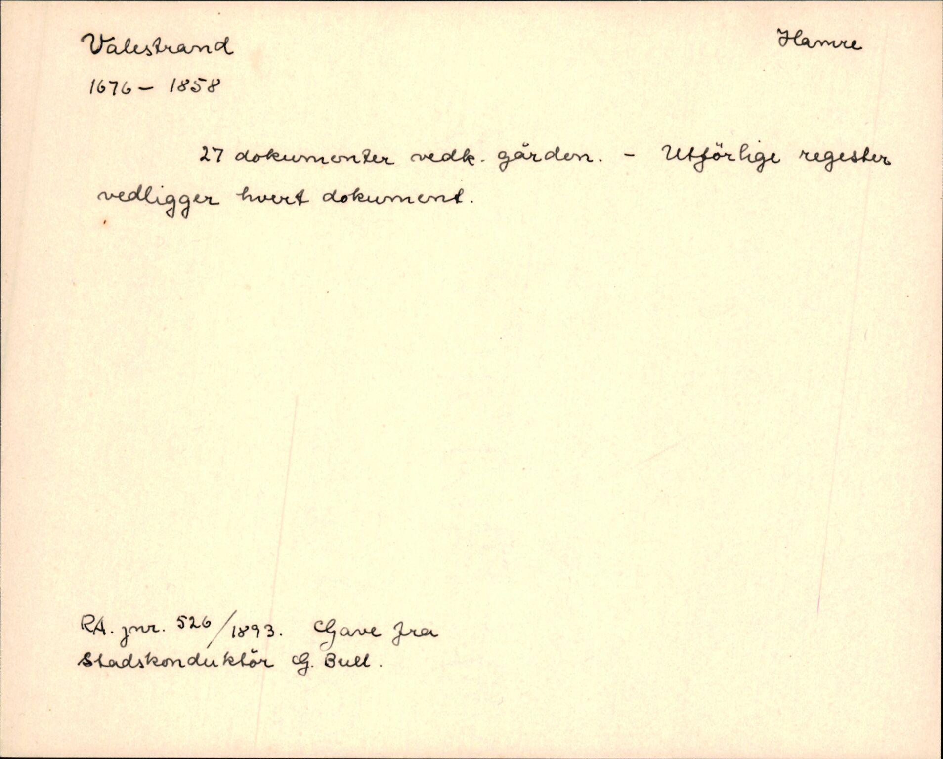 Riksarkivets diplomsamling, AV/RA-EA-5965/F35/F35m/L0004: Localia: Hordaland, Sogn og Fjordane, Møre og Romsdal, Trøndelag og Nord-Norge, p. 47