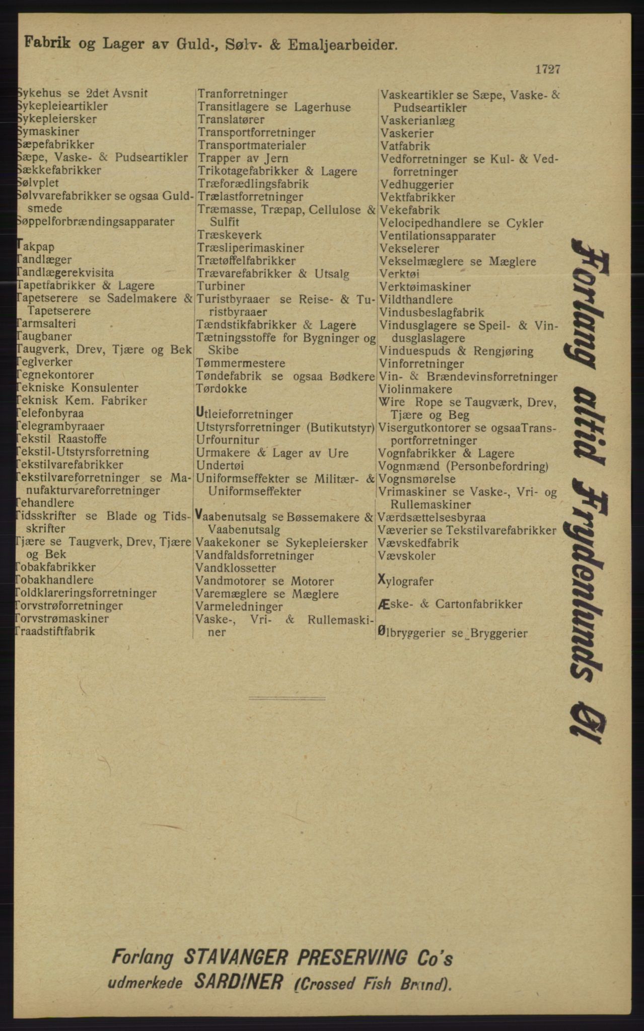 Kristiania/Oslo adressebok, PUBL/-, 1913, p. 1683