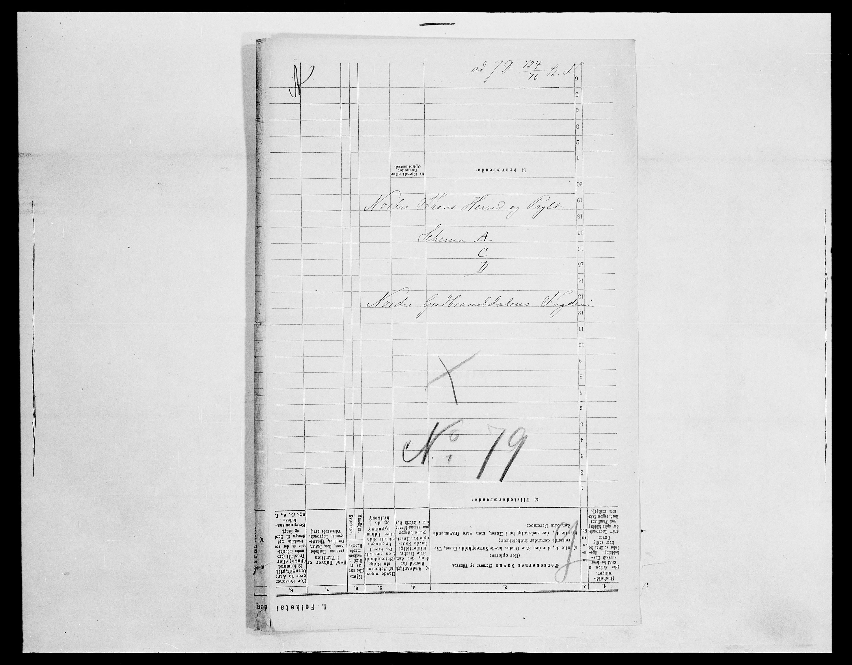 SAH, 1875 census for 0518P Nord-Fron, 1875, p. 15