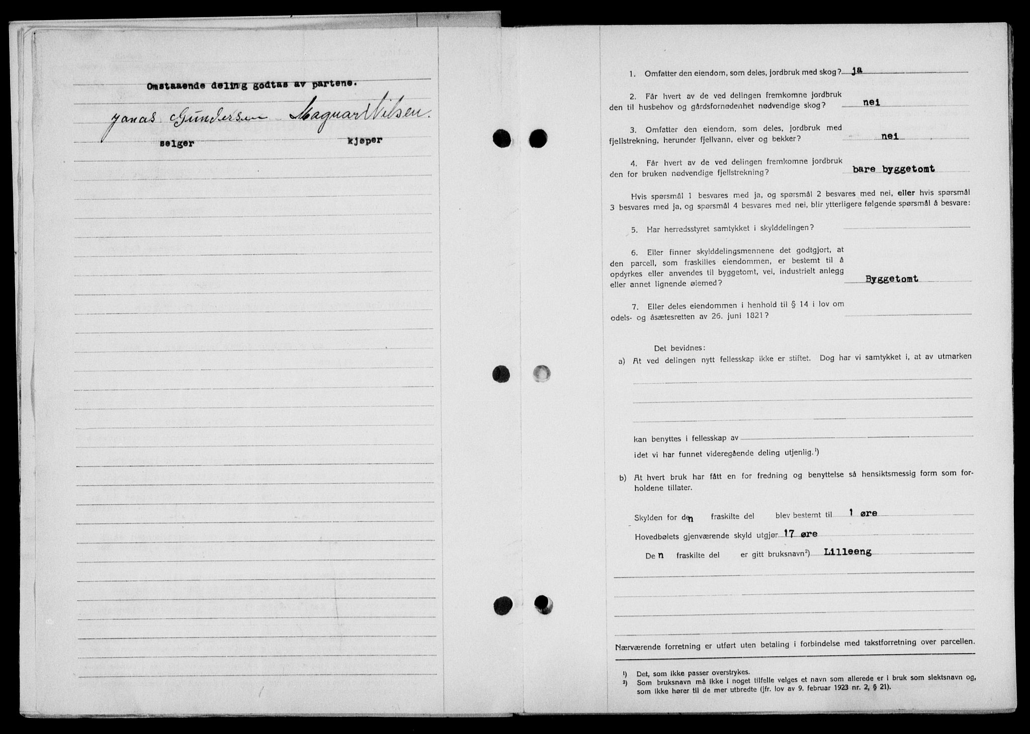 Lofoten sorenskriveri, SAT/A-0017/1/2/2C/L0019a: Mortgage book no. 19a, 1948-1948, Diary no: : 1824/1948