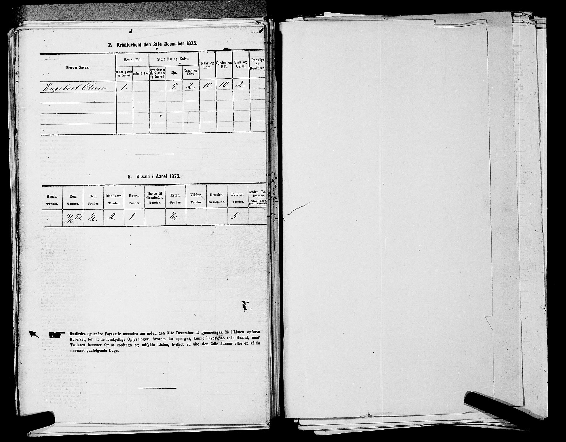 SAKO, 1875 census for 0616P Nes, 1875, p. 1169