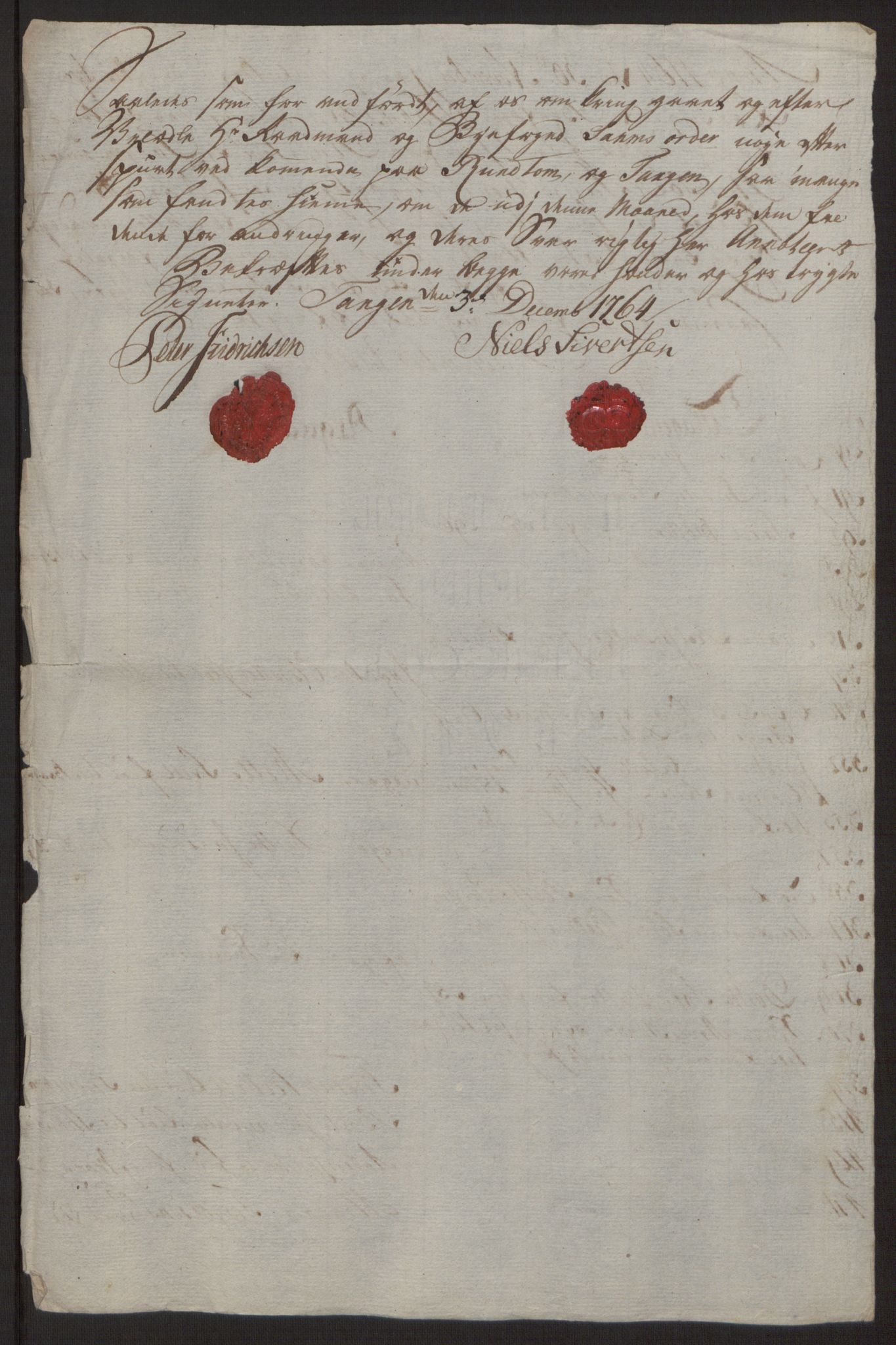 Rentekammeret inntil 1814, Reviderte regnskaper, Byregnskaper, AV/RA-EA-4066/R/Rg/L0144/0001: [G4] Kontribusjonsregnskap / Ekstraskatt, 1762-1767, p. 307