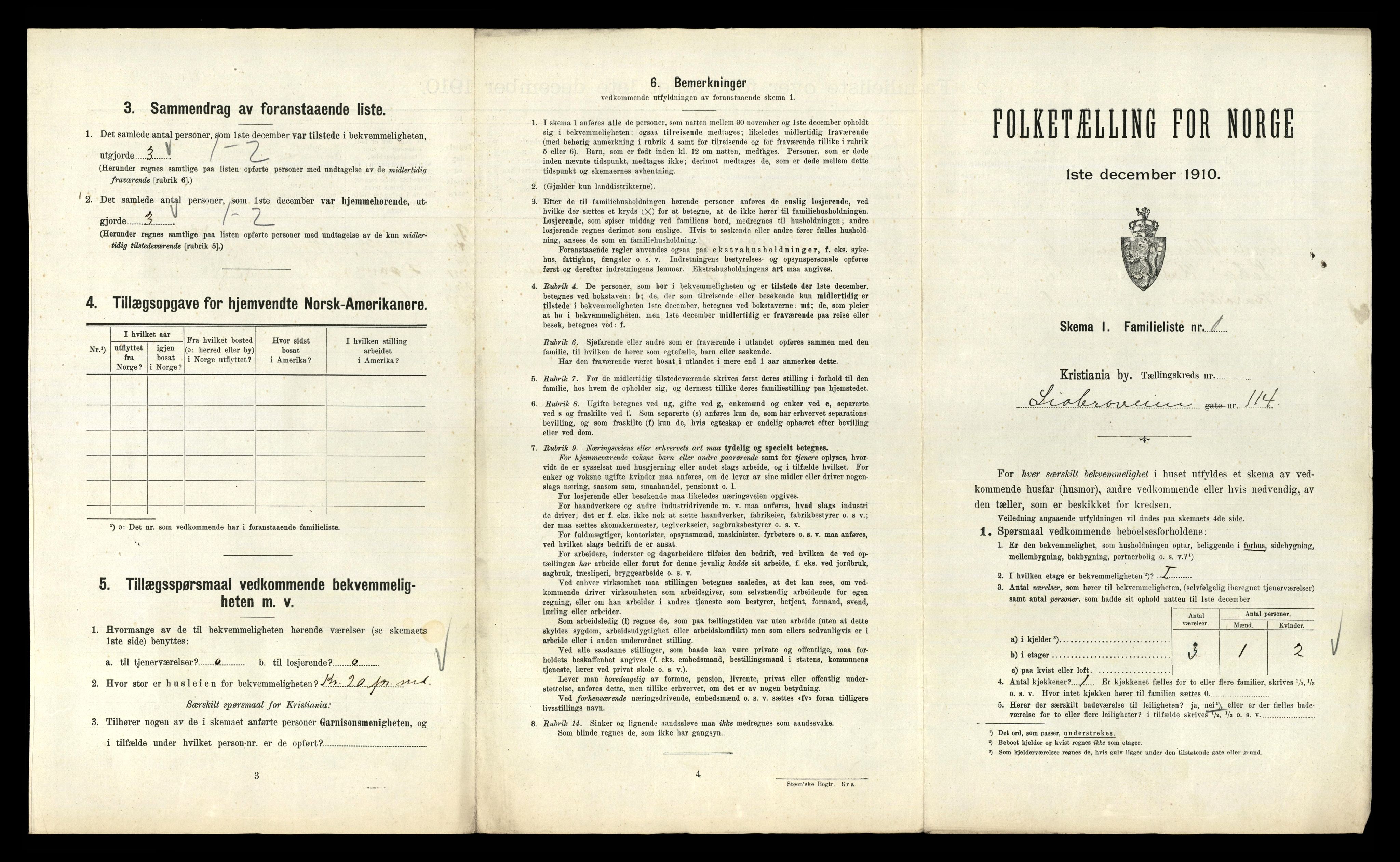 RA, 1910 census for Kristiania, 1910, p. 56193