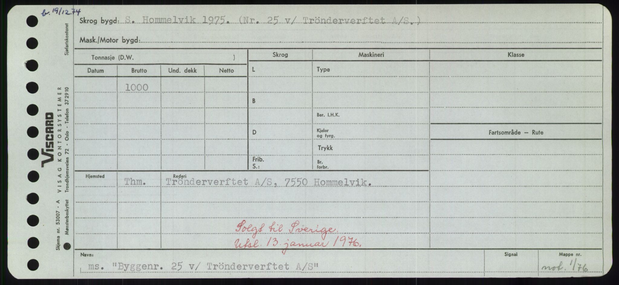 Sjøfartsdirektoratet med forløpere, Skipsmålingen, RA/S-1627/H/Hd/L0006: Fartøy, Byg-Båt, p. 695