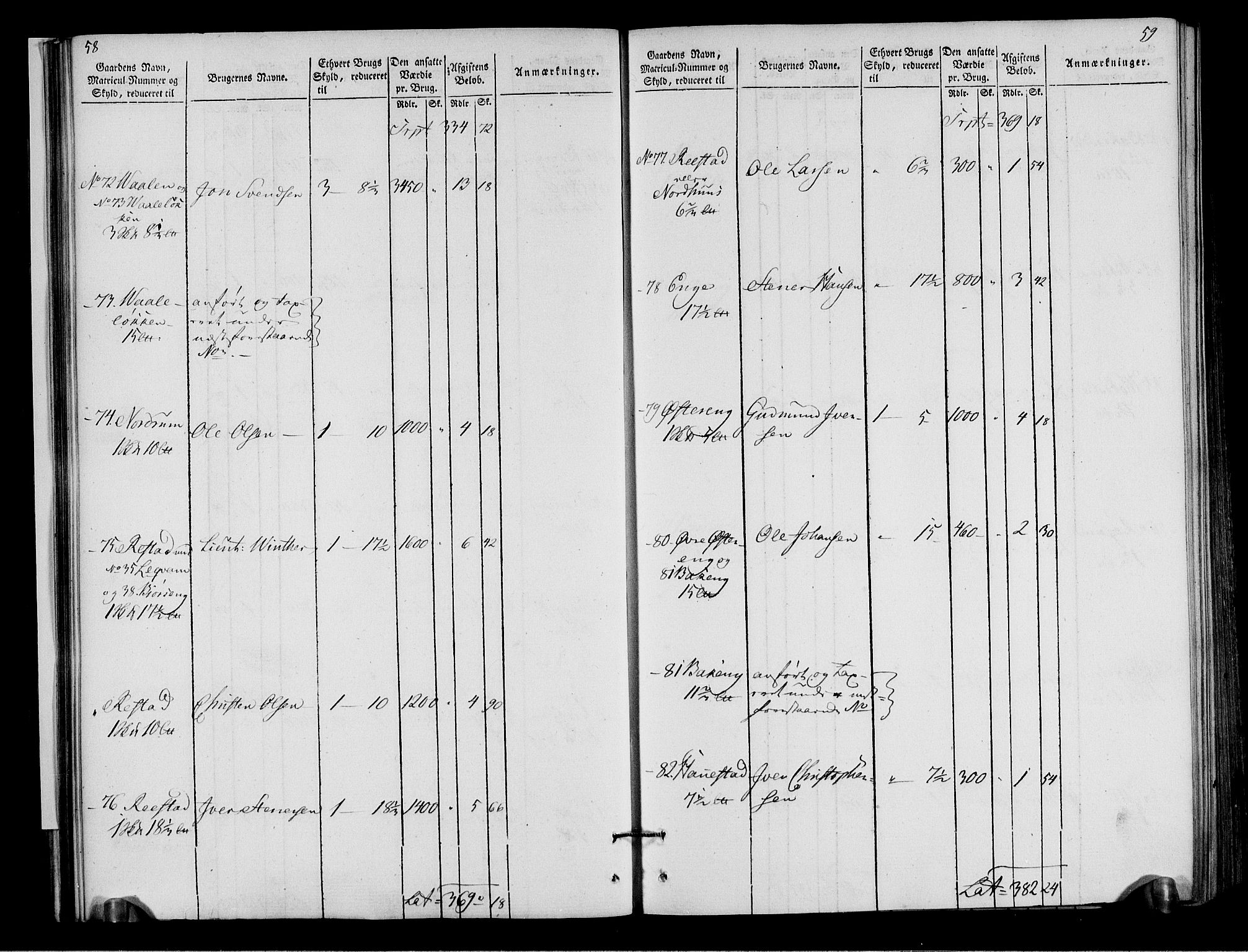 Rentekammeret inntil 1814, Realistisk ordnet avdeling, AV/RA-EA-4070/N/Ne/Nea/L0040: Gudbrandsdalen fogderi. Oppebørselsregister, 1803-1804, p. 34