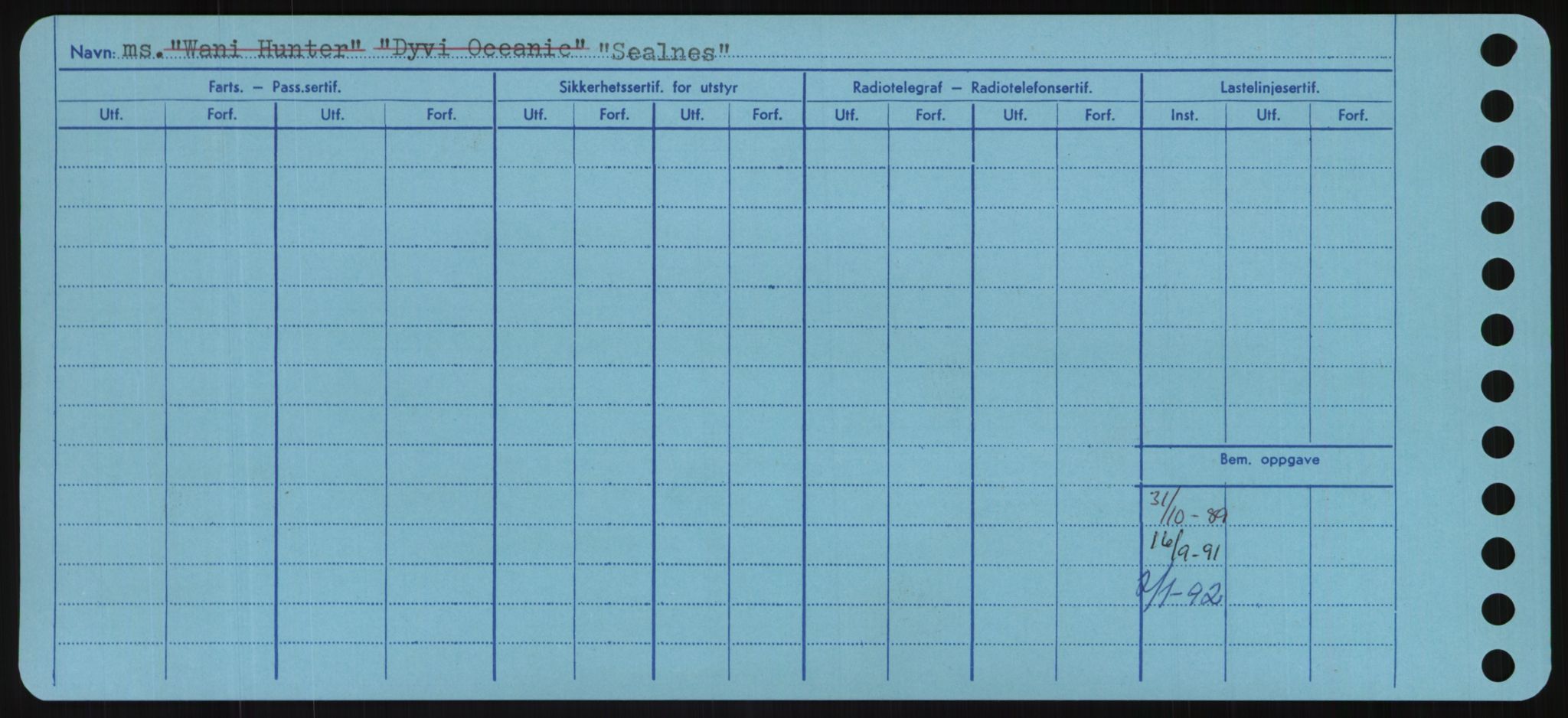 Sjøfartsdirektoratet med forløpere, Skipsmålingen, AV/RA-S-1627/H/Hd/L0032: Fartøy, San-Seve, p. 360