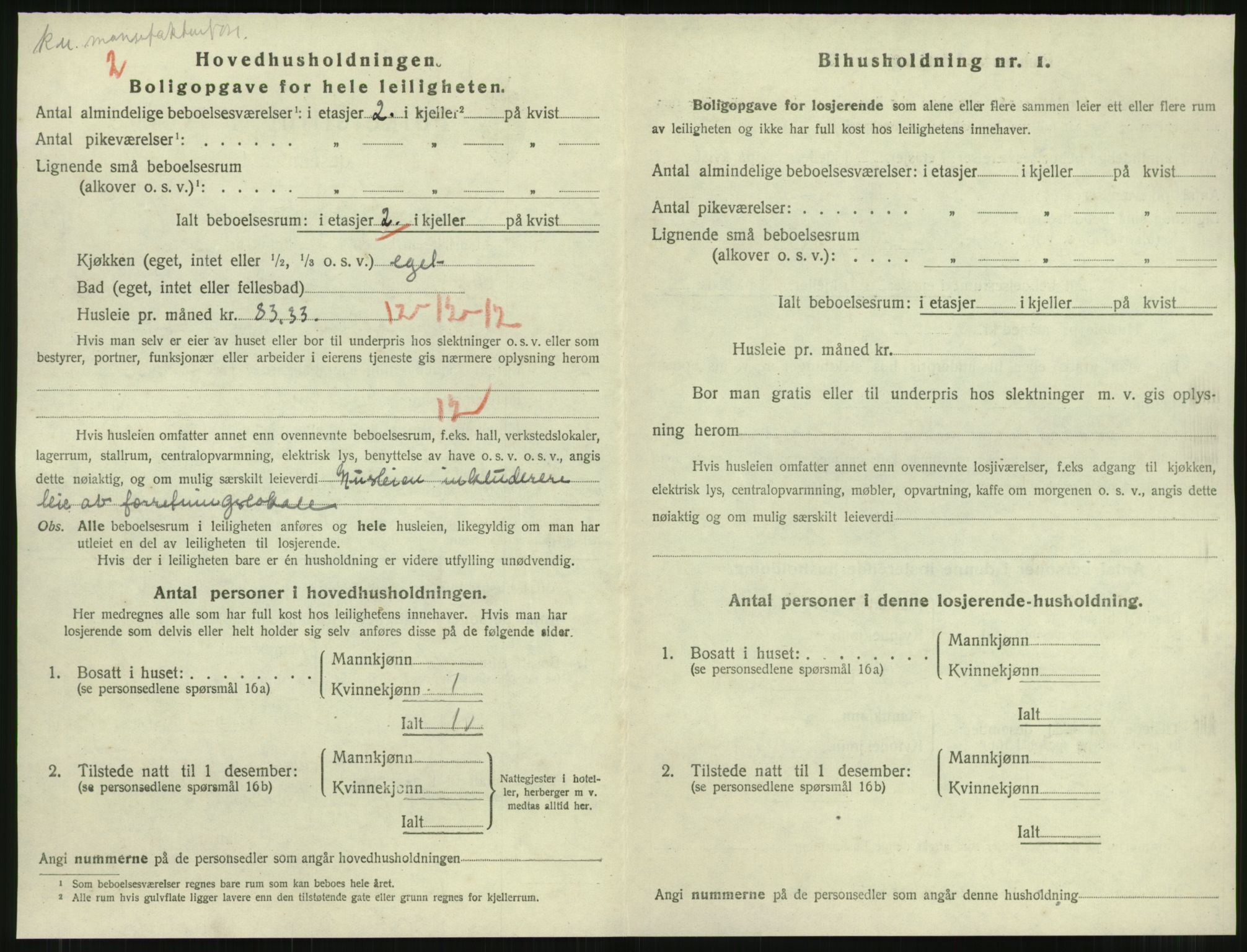 SAT, 1920 census for Namsos, 1920, p. 1150