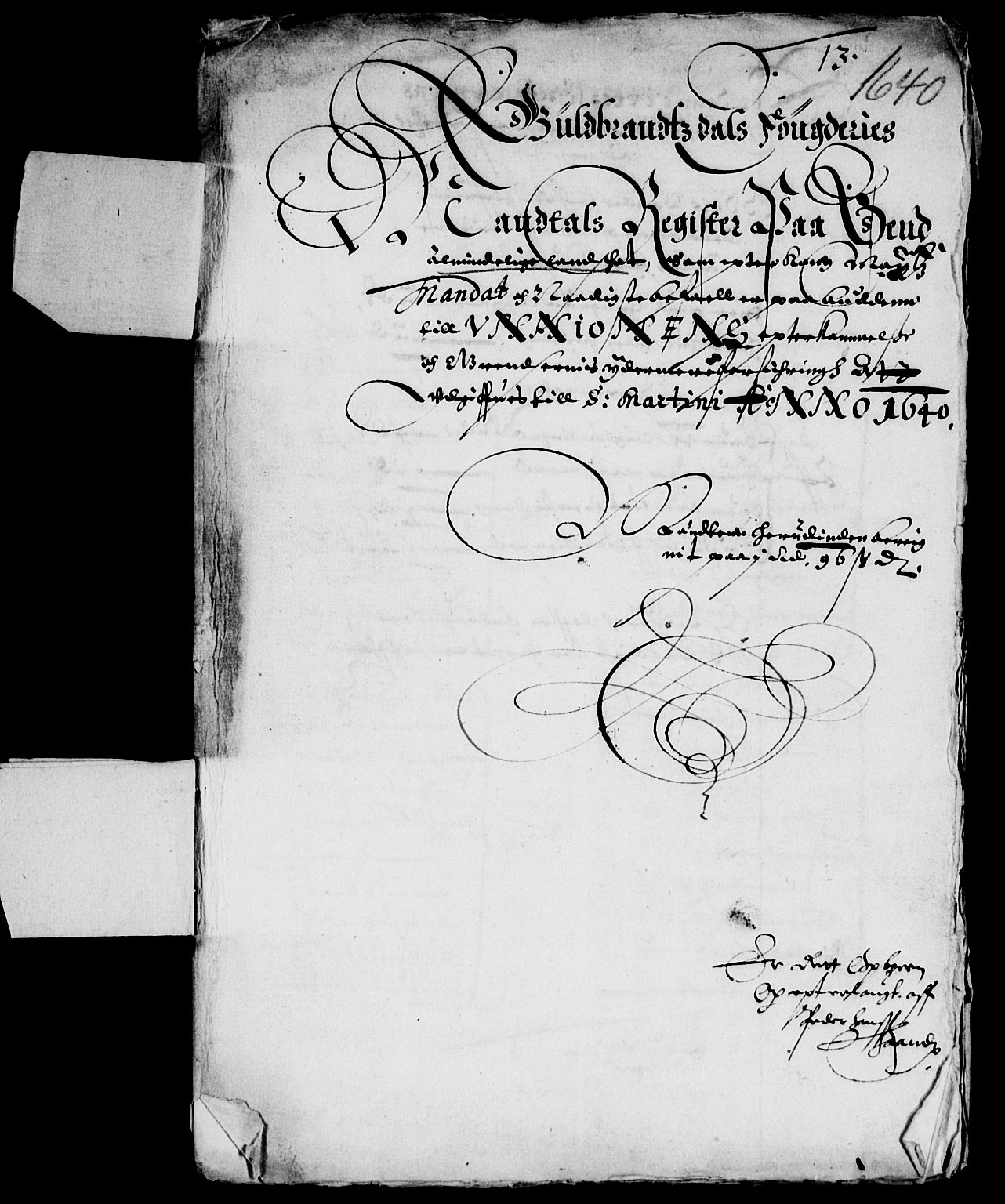 Rentekammeret inntil 1814, Reviderte regnskaper, Lensregnskaper, AV/RA-EA-5023/R/Rb/Rba/L0152: Akershus len, 1640