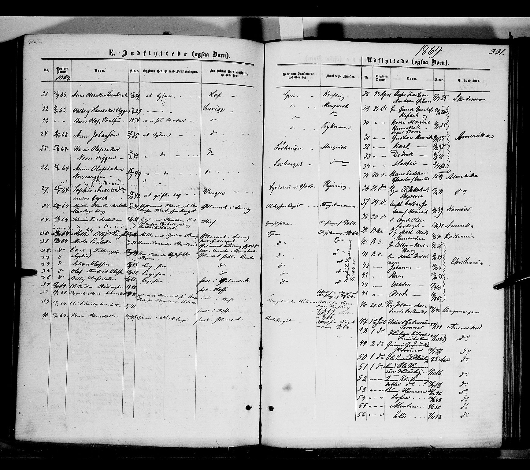 Grue prestekontor, SAH/PREST-036/H/Ha/Haa/L0010: Parish register (official) no. 10, 1864-1873, p. 331