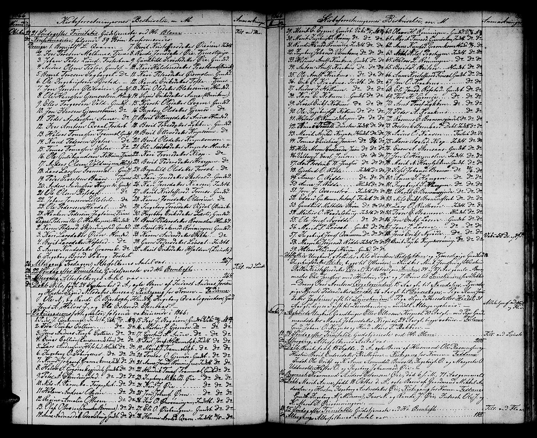 Ministerialprotokoller, klokkerbøker og fødselsregistre - Sør-Trøndelag, SAT/A-1456/691/L1093: Parish register (copy) no. 691C04, 1852-1879, p. 87