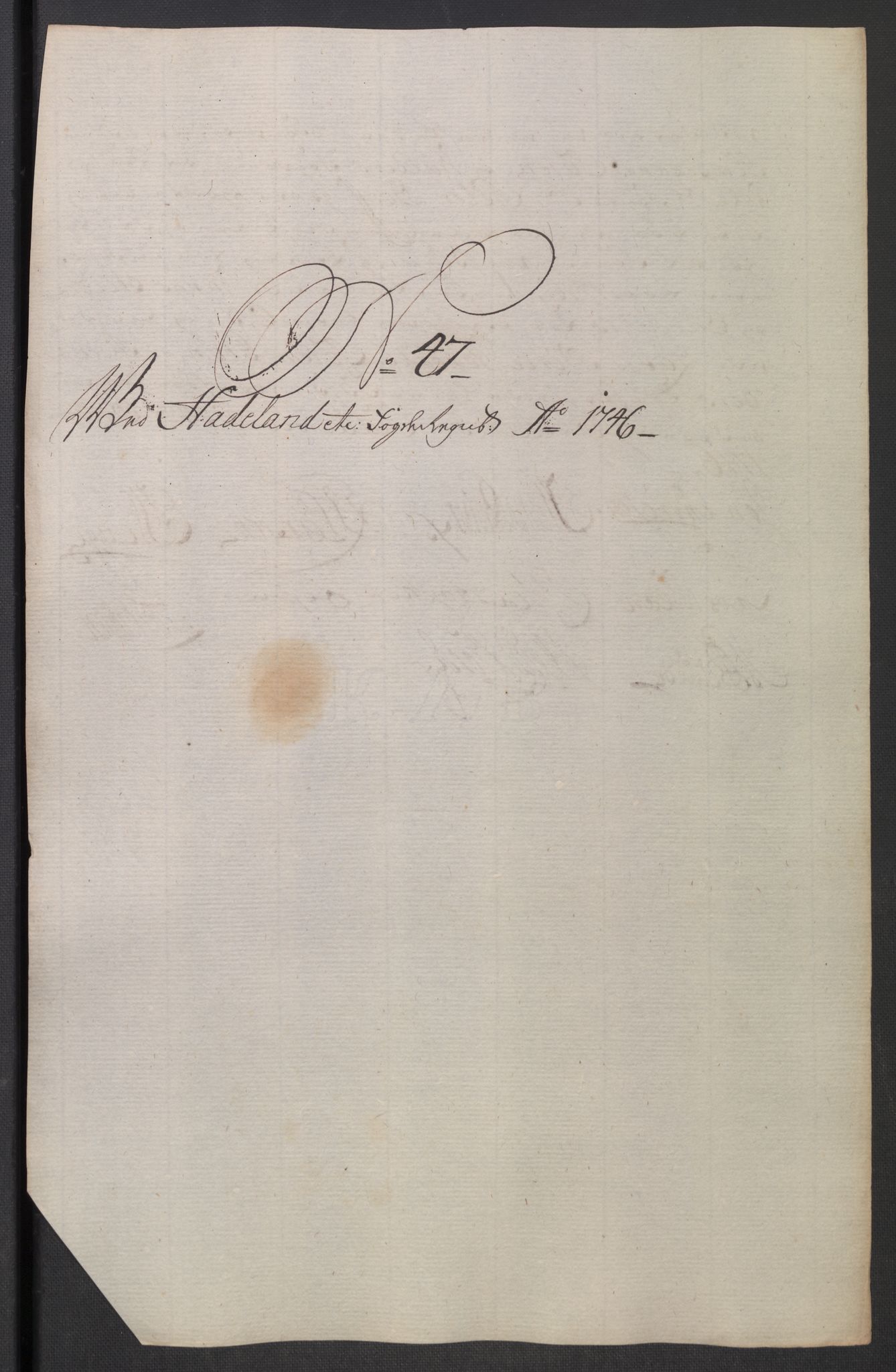 Rentekammeret inntil 1814, Reviderte regnskaper, Fogderegnskap, RA/EA-4092/R18/L1345: Fogderegnskap Hadeland, Toten og Valdres, 1745-1746, p. 493