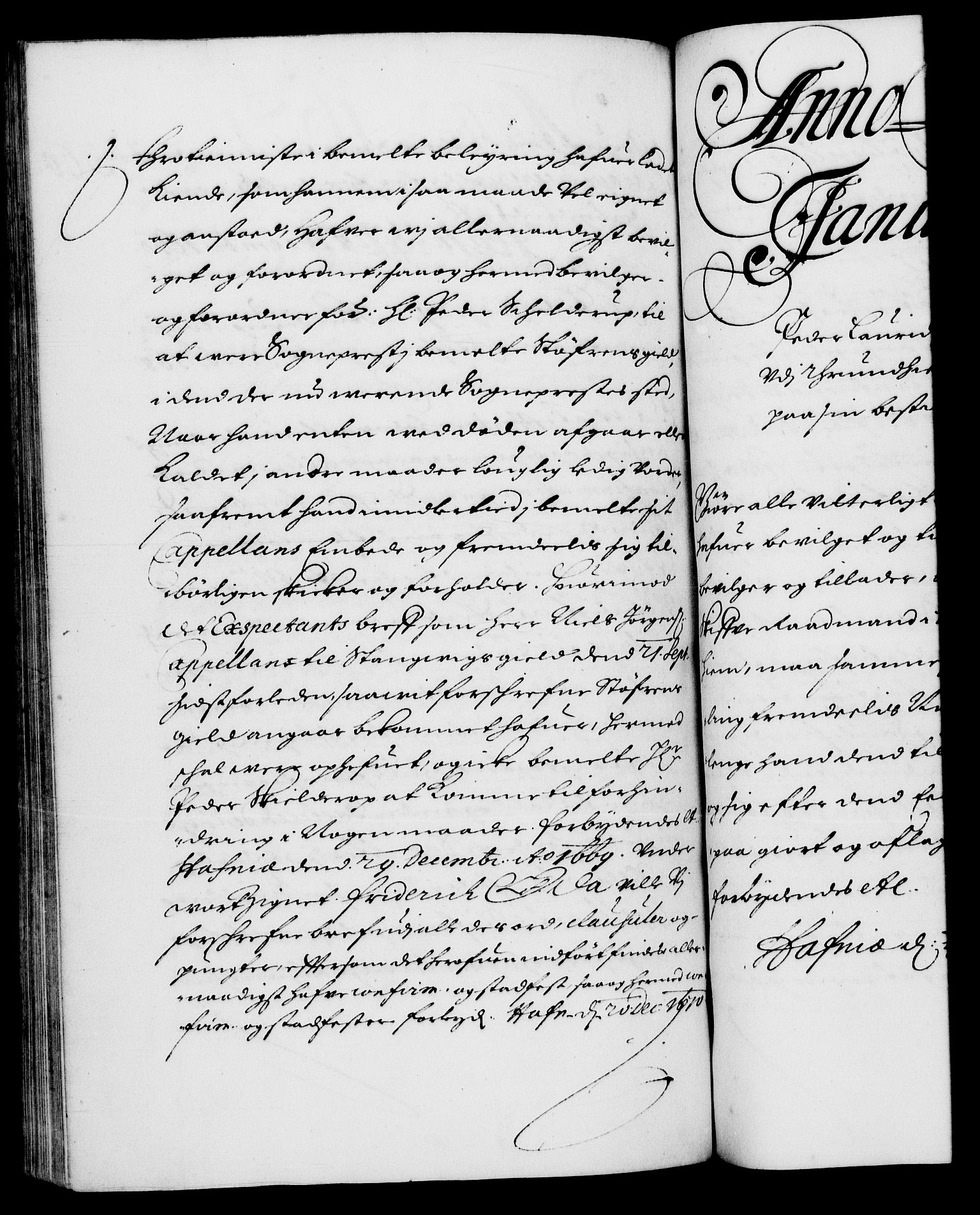 Danske Kanselli 1572-1799, AV/RA-EA-3023/F/Fc/Fca/Fcaa/L0011: Norske registre (mikrofilm), 1670-1673, p. 360b