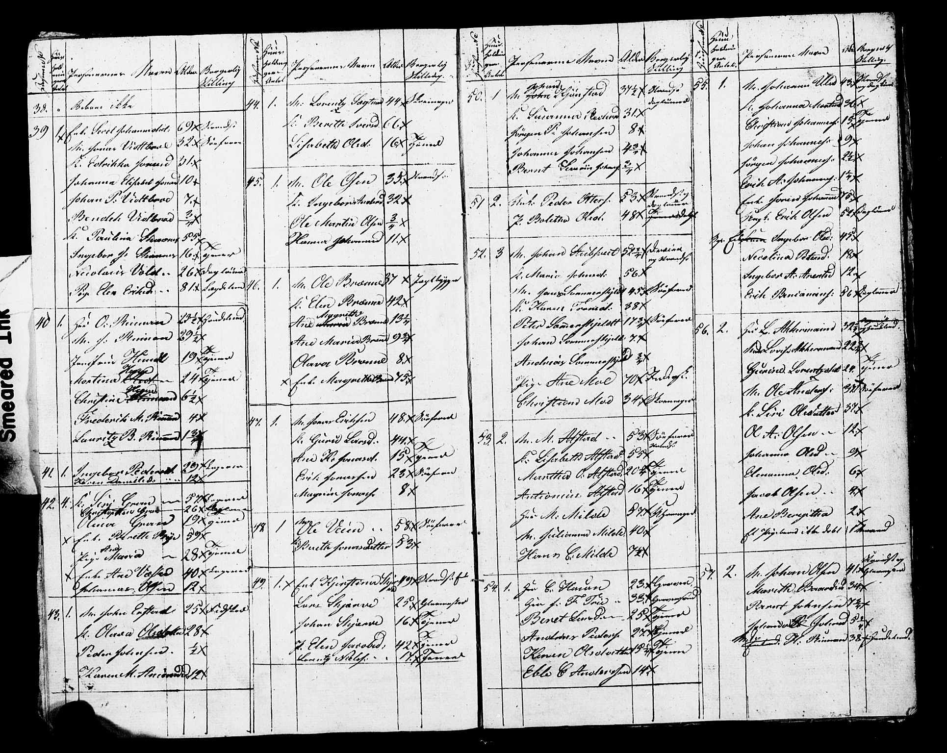 , Census 1835 for Skogn, 1835, p. 50