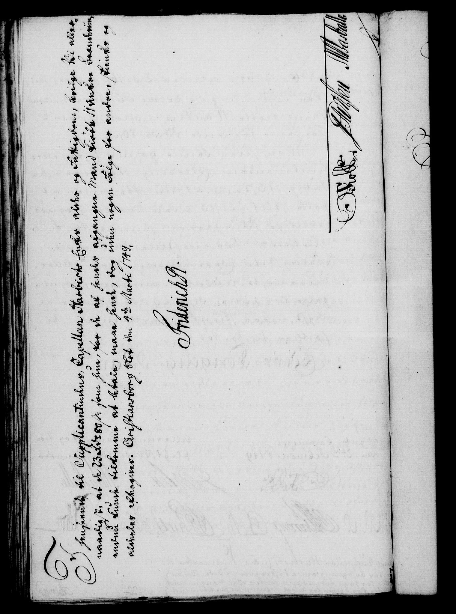 Rentekammeret, Kammerkanselliet, RA/EA-3111/G/Gf/Gfa/L0031: Norsk relasjons- og resolusjonsprotokoll (merket RK 52.31), 1749, p. 152