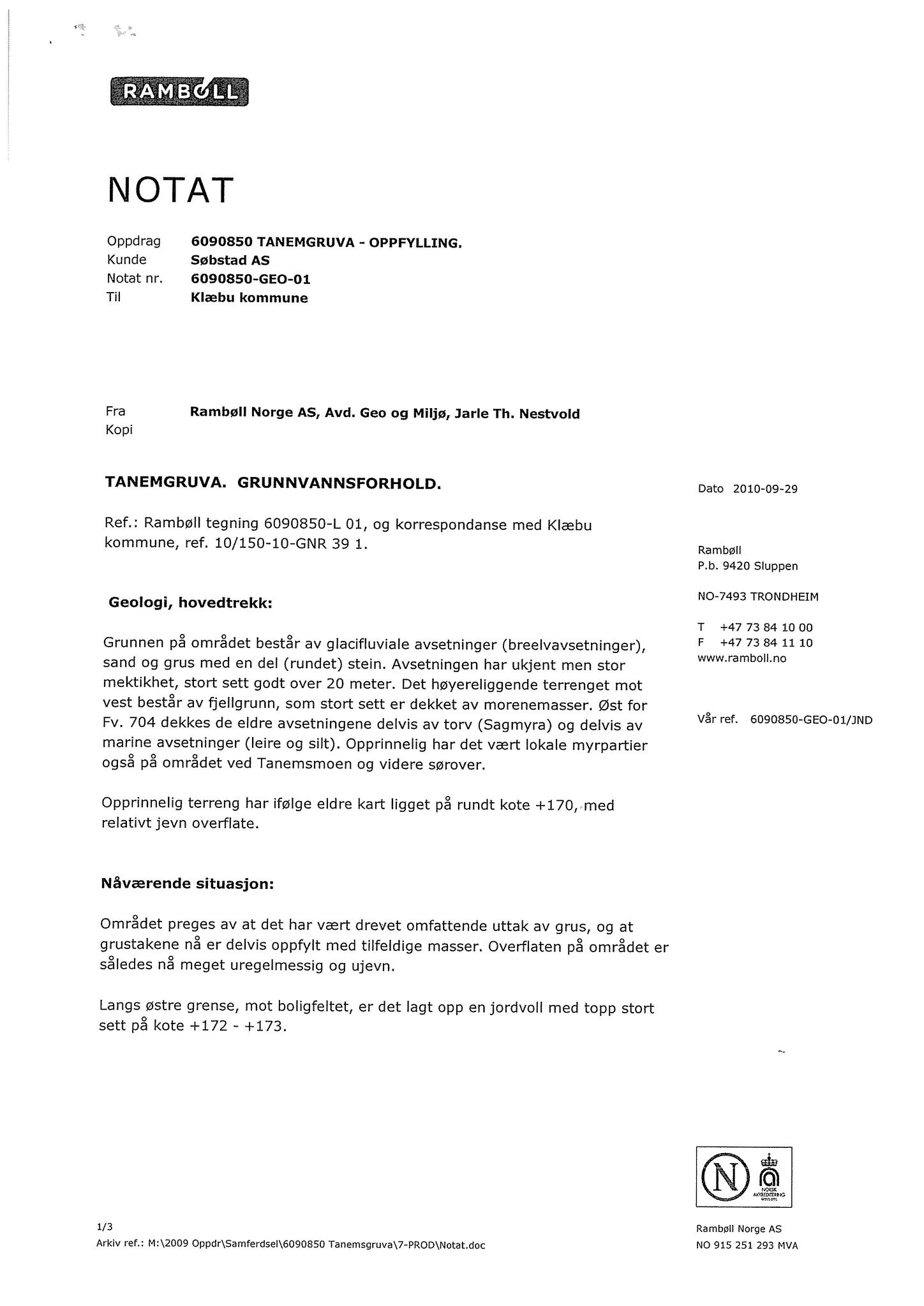 Klæbu Kommune, TRKO/KK/02-FS/L003: Formannsskapet - Møtedokumenter, 2010, p. 1934