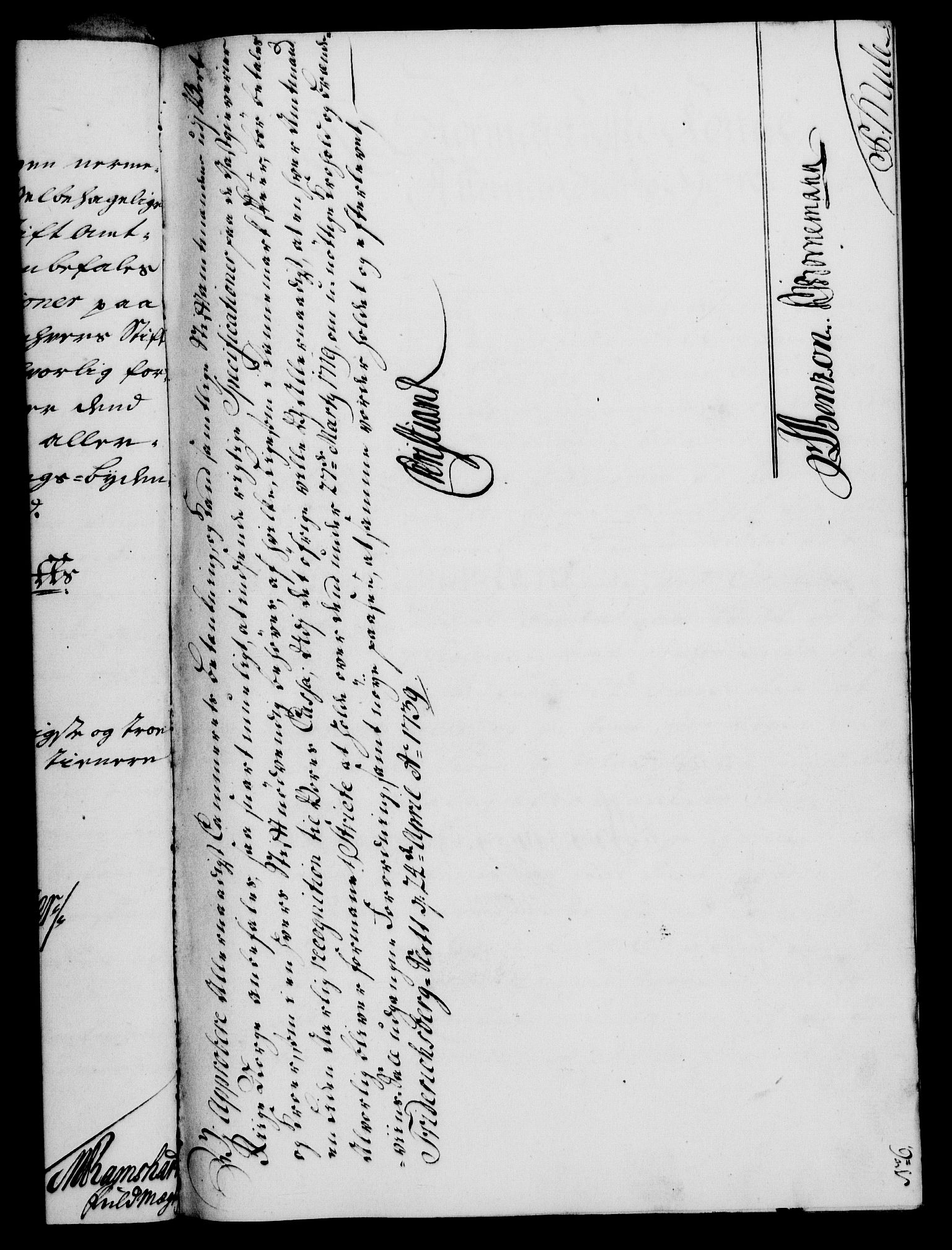 Rentekammeret, Kammerkanselliet, RA/EA-3111/G/Gf/Gfa/L0022: Norsk relasjons- og resolusjonsprotokoll (merket RK 52.22), 1739, p. 296