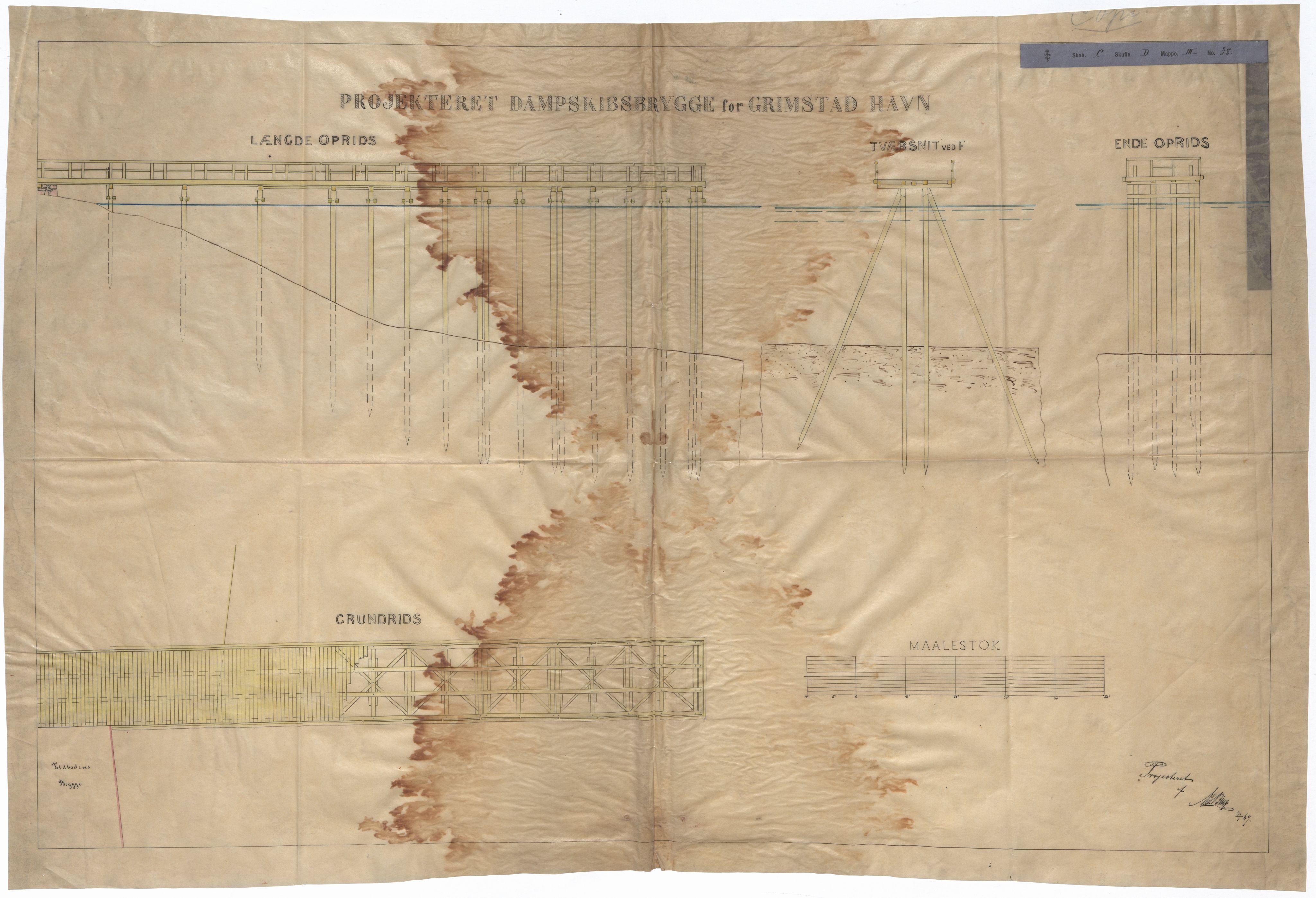 Havnedirektoratet, RA/S-1604/2/T/Tg/Tg08, 1816-1909, p. 1