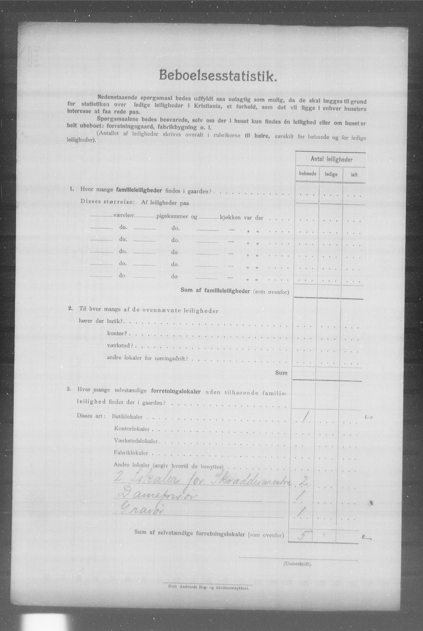 OBA, Municipal Census 1904 for Kristiania, 1904, p. 24363