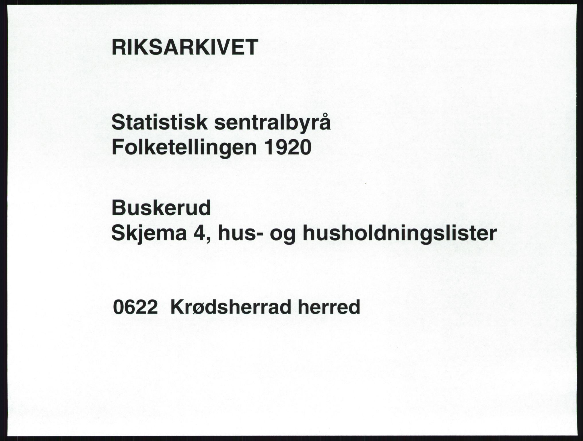 SAKO, 1920 census for Krødsherad, 1920, p. 28