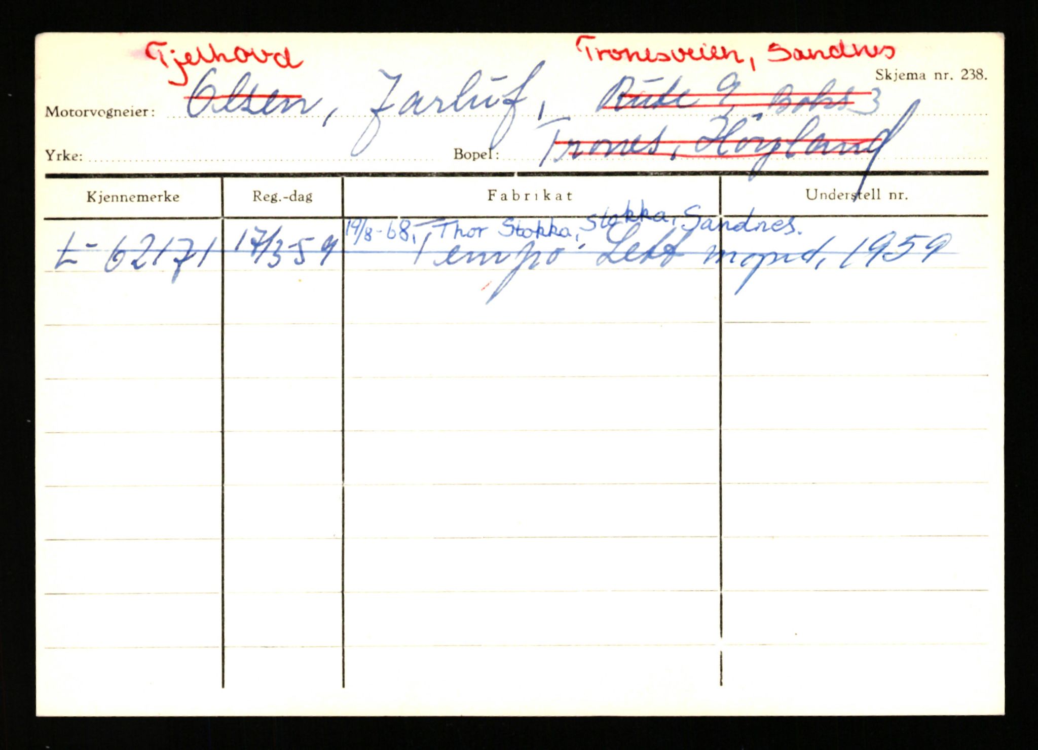 Stavanger trafikkstasjon, AV/SAST-A-101942/0/H/L0038: Sørbø - Tjeltveit, 1930-1971, p. 2753