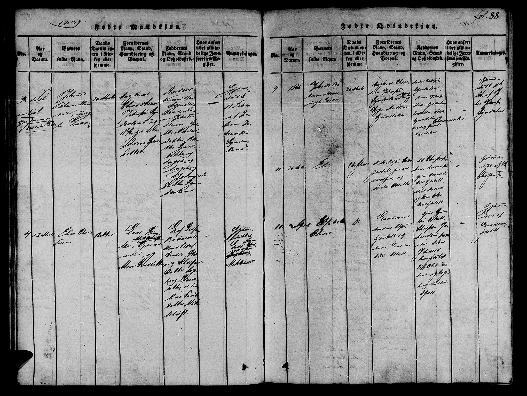 Ministerialprotokoller, klokkerbøker og fødselsregistre - Møre og Romsdal, AV/SAT-A-1454/536/L0495: Parish register (official) no. 536A04, 1818-1847, p. 88