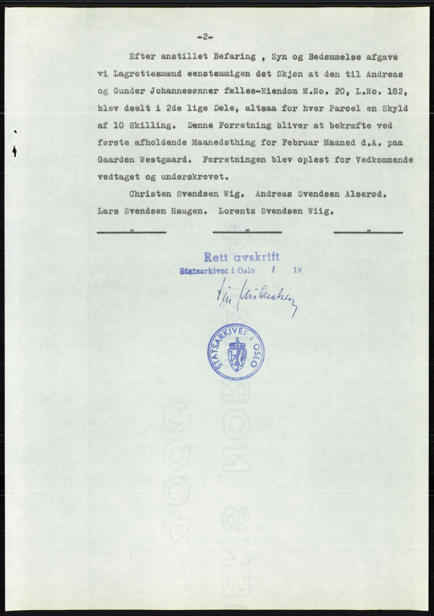 Statsarkivet i Oslo, AV/SAO-A-10621/Z/Zd/L0007: Avskrifter, j.nr 804-1436/1957, 1957, p. 32