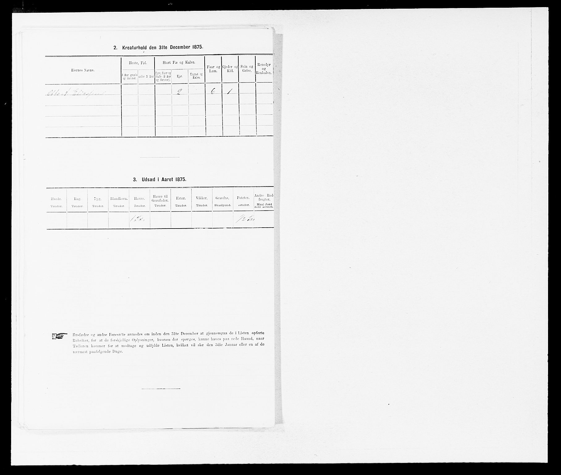 SAB, 1875 census for 1413P Hyllestad, 1875, p. 332